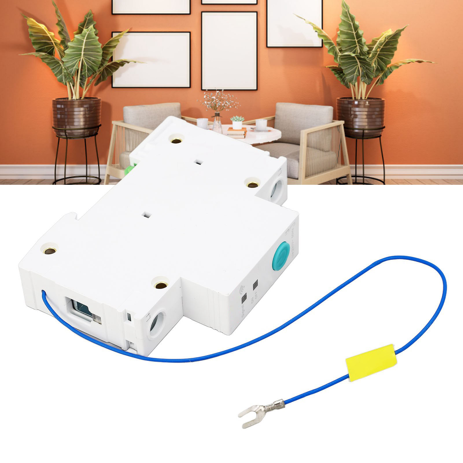 Tongou Wlan-1-poliger 230v-leistungsschalter Für Din-schienenmontage, Fernsteuerung Über Die Ewelink-app, 32a