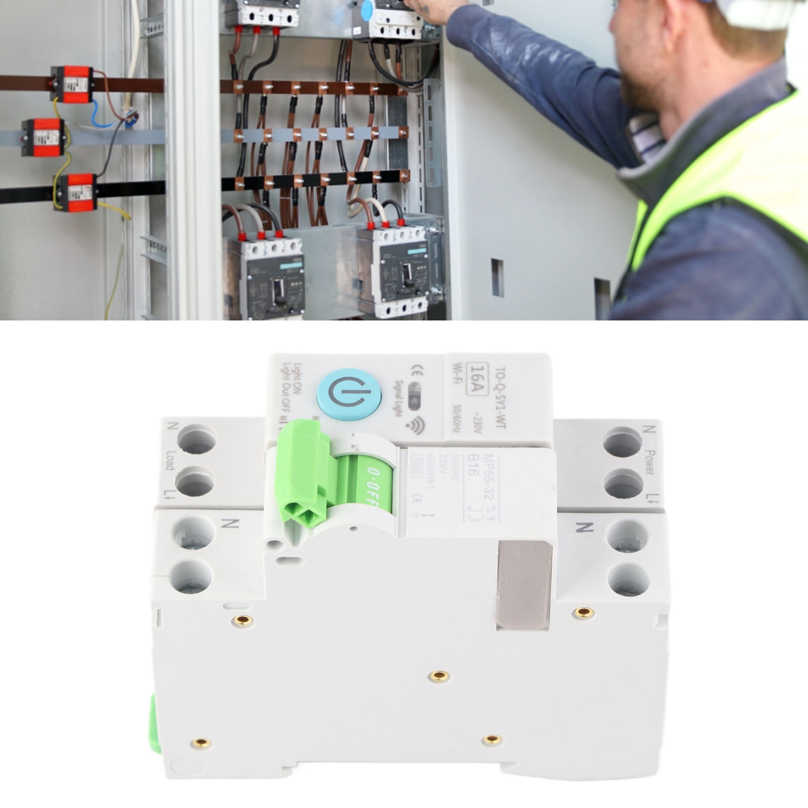 Tongou 1p+n 16a 230v Intelligenter Wlan-miniatur-leistungsschalter Mit Zeitverzögerung Und Fernbedienung Für Smart Homes