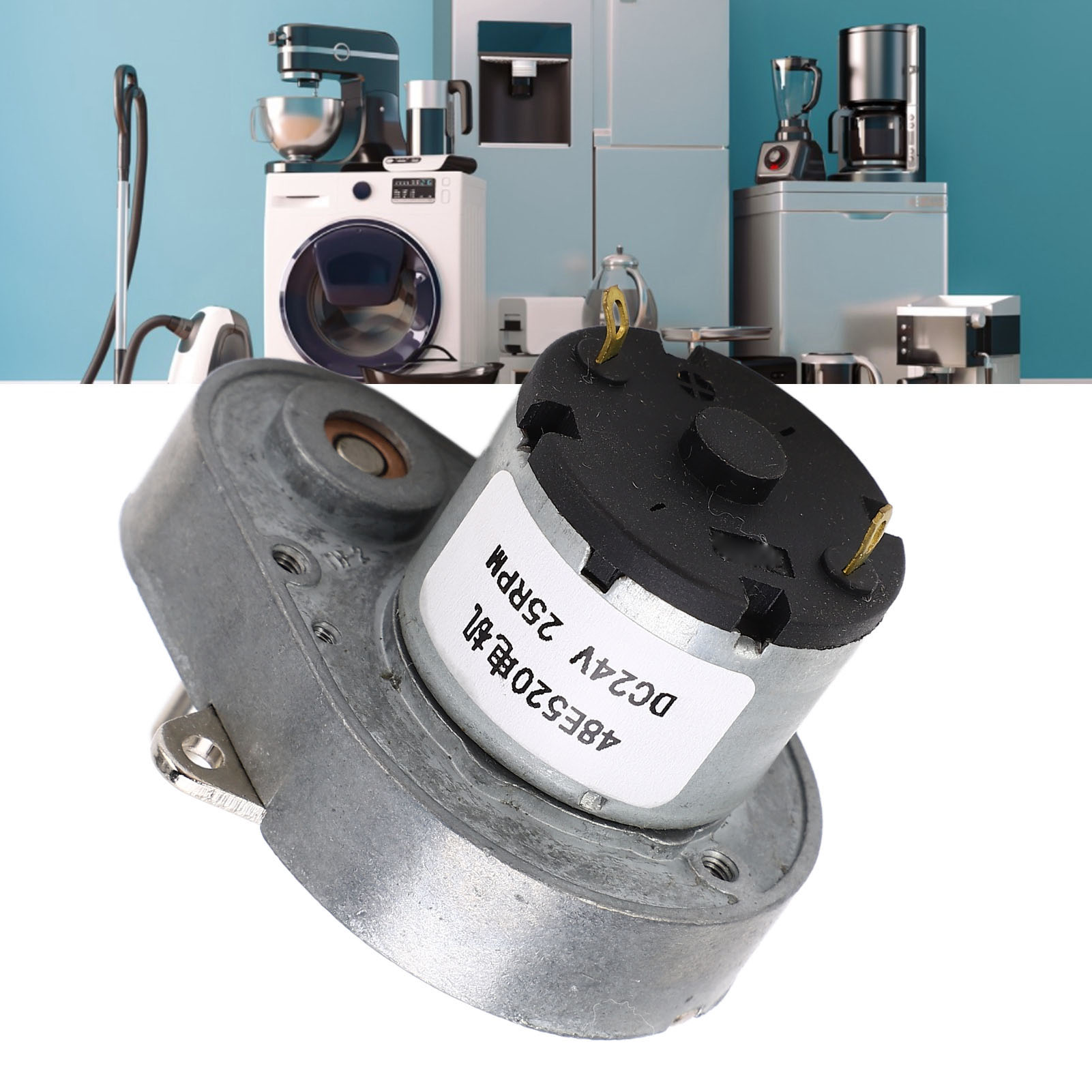 48e520 Gleichstrom-getriebemotor, 24 V Gleichstrom, 25 U/min