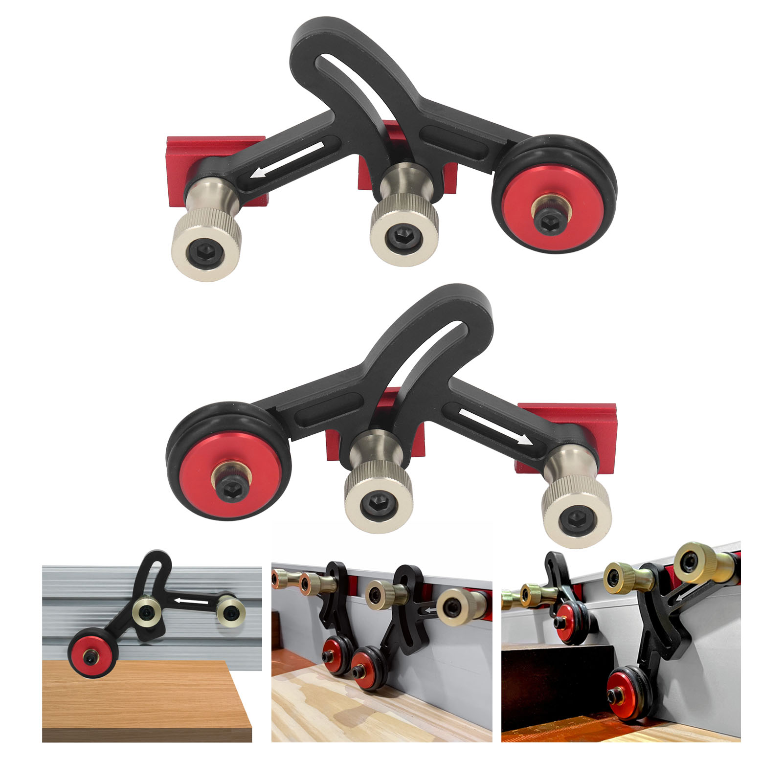 Verbesserte Multifunktionale Rollendruckvorrichtung Für Die Holzbearbeitung, Unidirektionaler Vorschub, Umgedrehter Sägetisch Mit Schnittführung (diy)