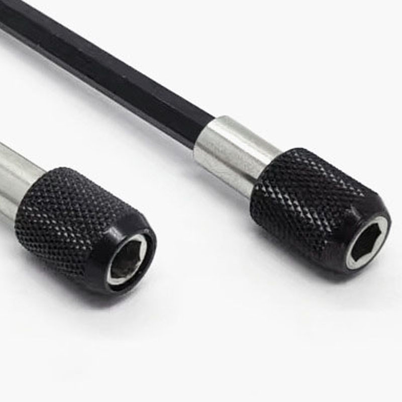 Sechskant-schraubendreher-bit-set (60-150 Mm) Mit Selbstsichernder Verbindungsstange, Verlängerungsstange Und Magnetischem Schnellwechseladapter Für Elektrische Bohrmaschinen (60-150 Mm).