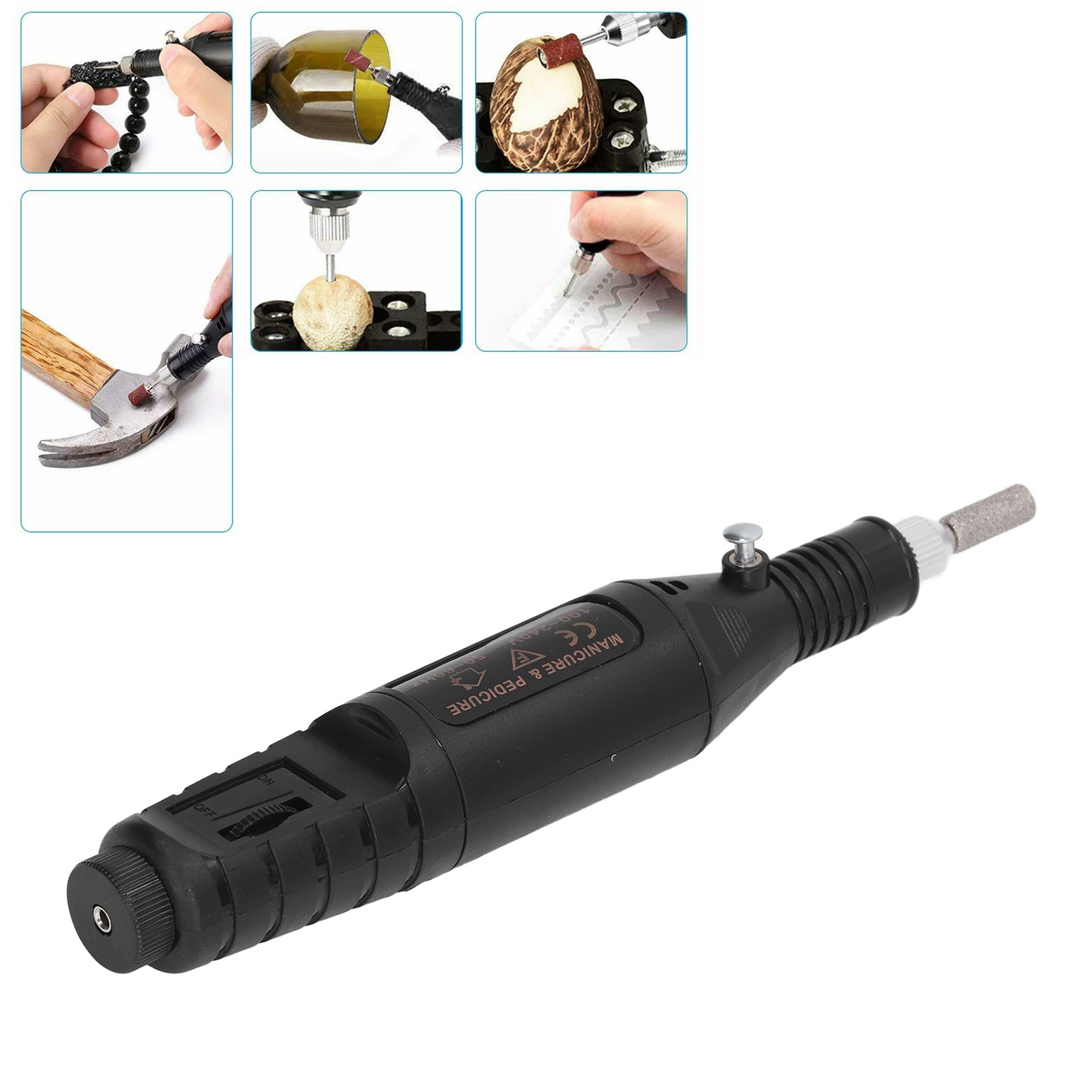 3d-gedruckter Miniatur-schleifstift, Tragbarer Elektrischer Usb-schleifer
