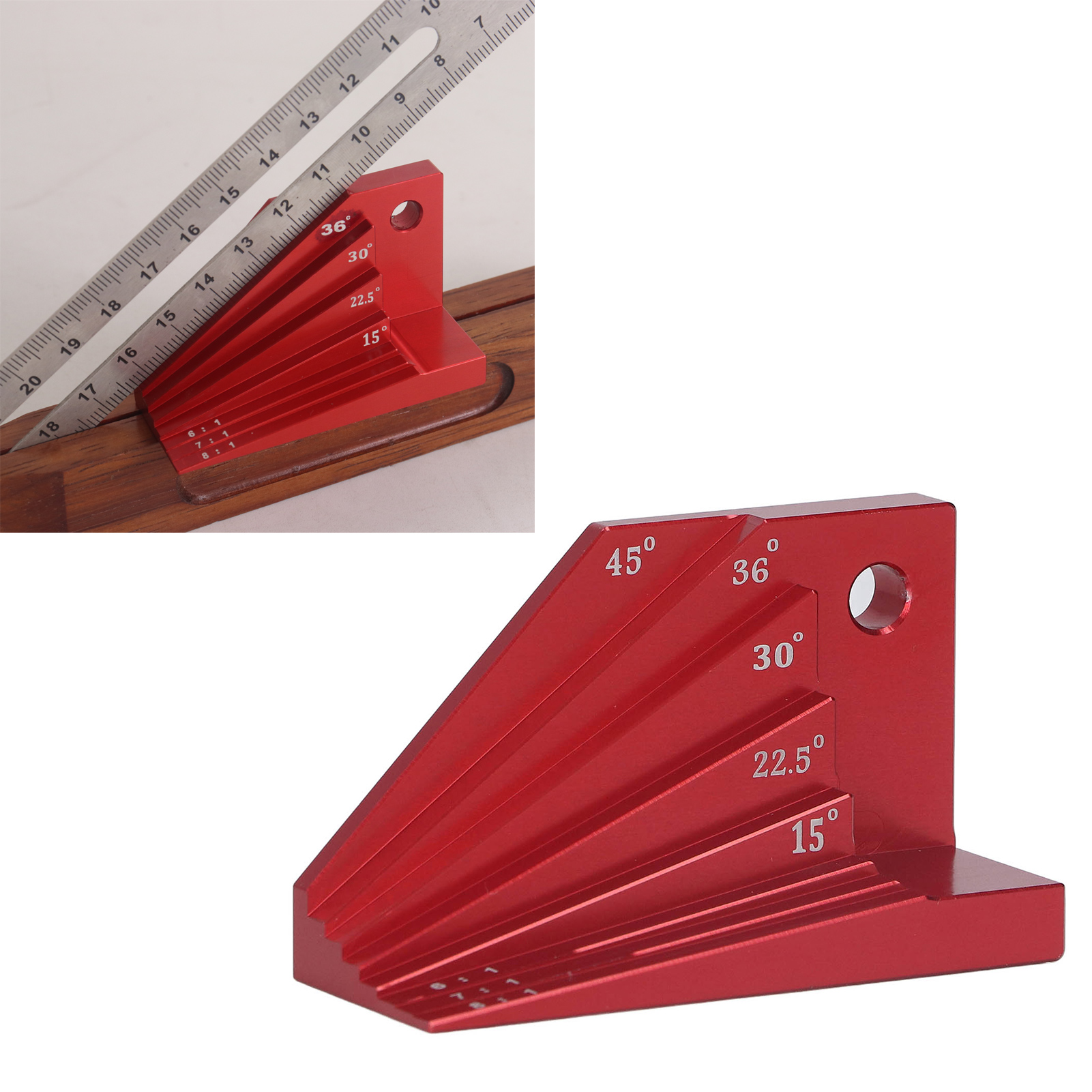 Holzbearbeitungswerkzeuge, Mehrwinkel-aluminiumlegierungslehre