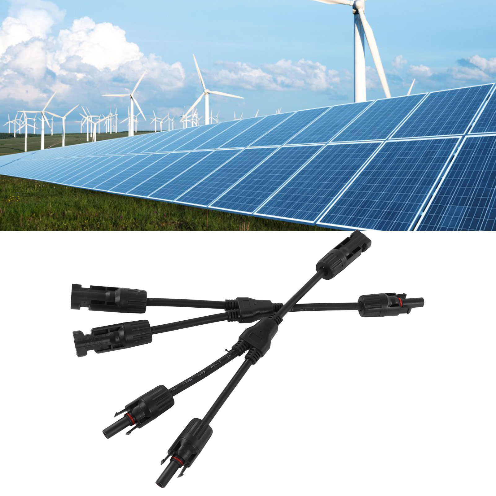 Ip67-photovoltaikstecker, 1000-v-y-förmiger Solarstecker, Extra Langer Parallelstecker Für Solarmodule, Mc4-y3-solarkabel-werkzeugset