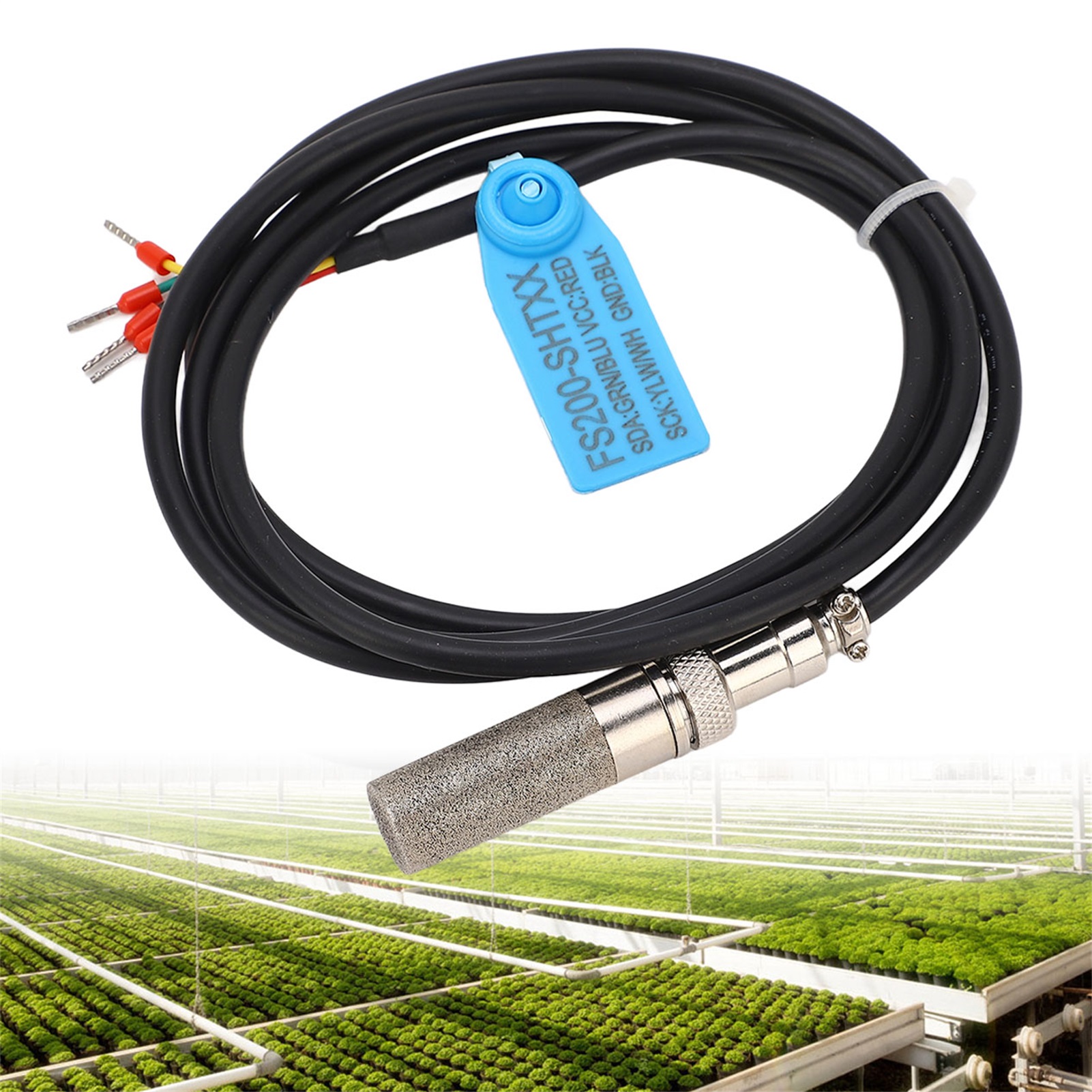 Digitale Bodentemperatur- Und Feuchtigkeitssonde Fs200-sht45: Hohe Genauigkeit, Geringer Stromverbrauch, 3,3 V Dc I2c-ausgang