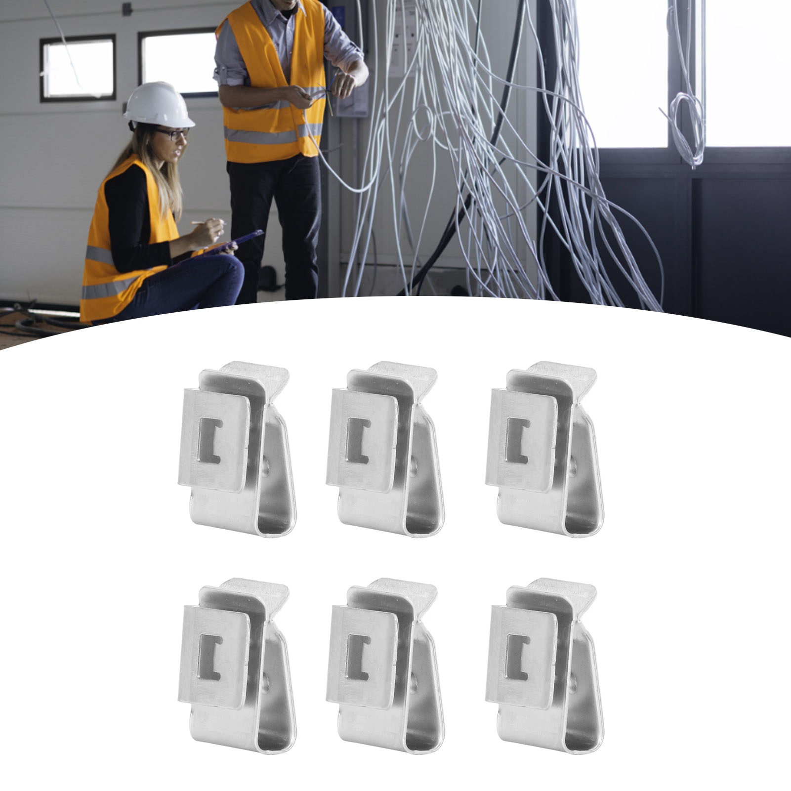 Ing-scc-90-4s-2 Photovoltaik-kabelklemme, 90°-klemmschlaufe, 4 Mm², Befestigung Für 2 Drähte, Aus Edelstahl.