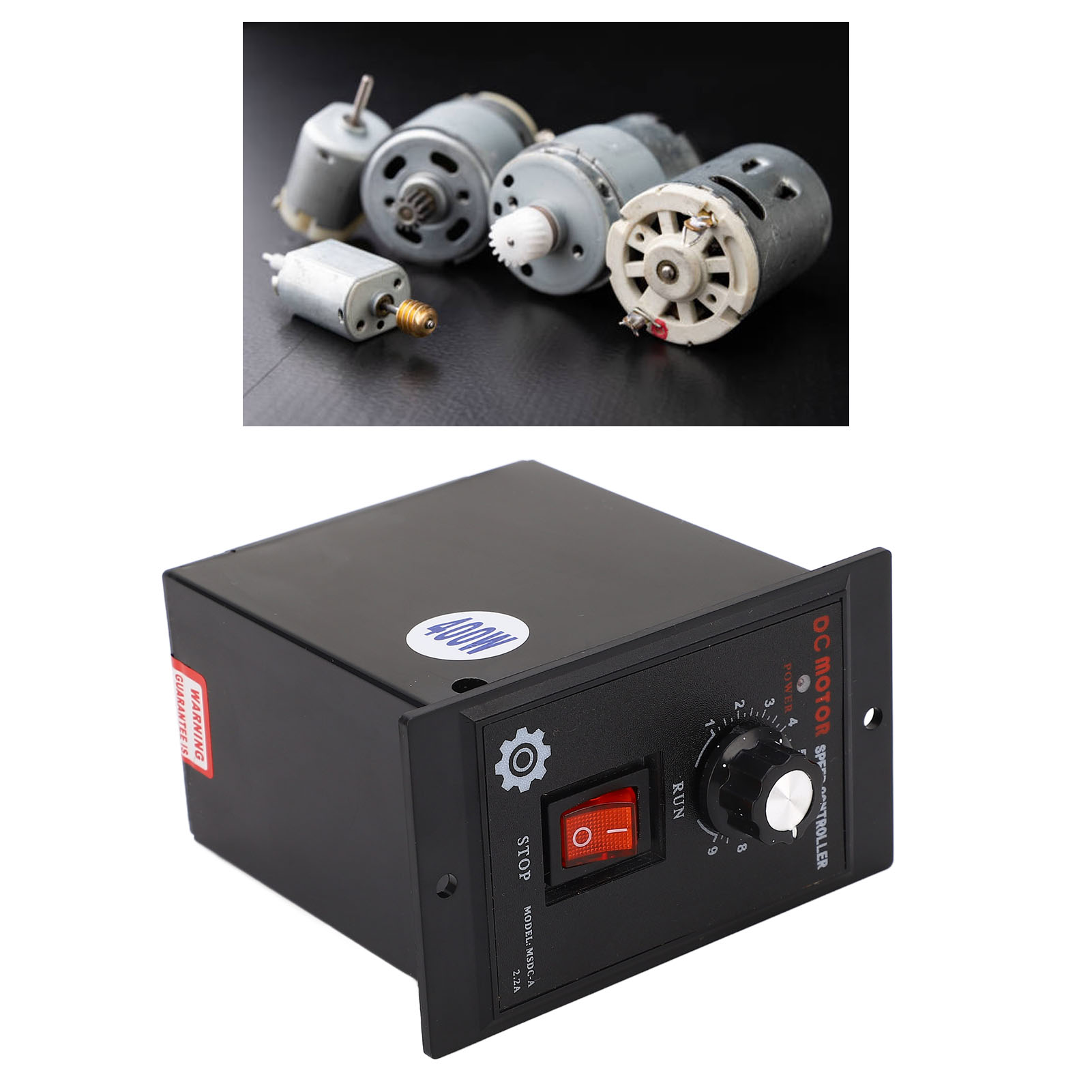 Msdc-a Dc-motor-drehzahlregler: 110 V Ac Eingang, 90 V Dc Ausgang, 400 W