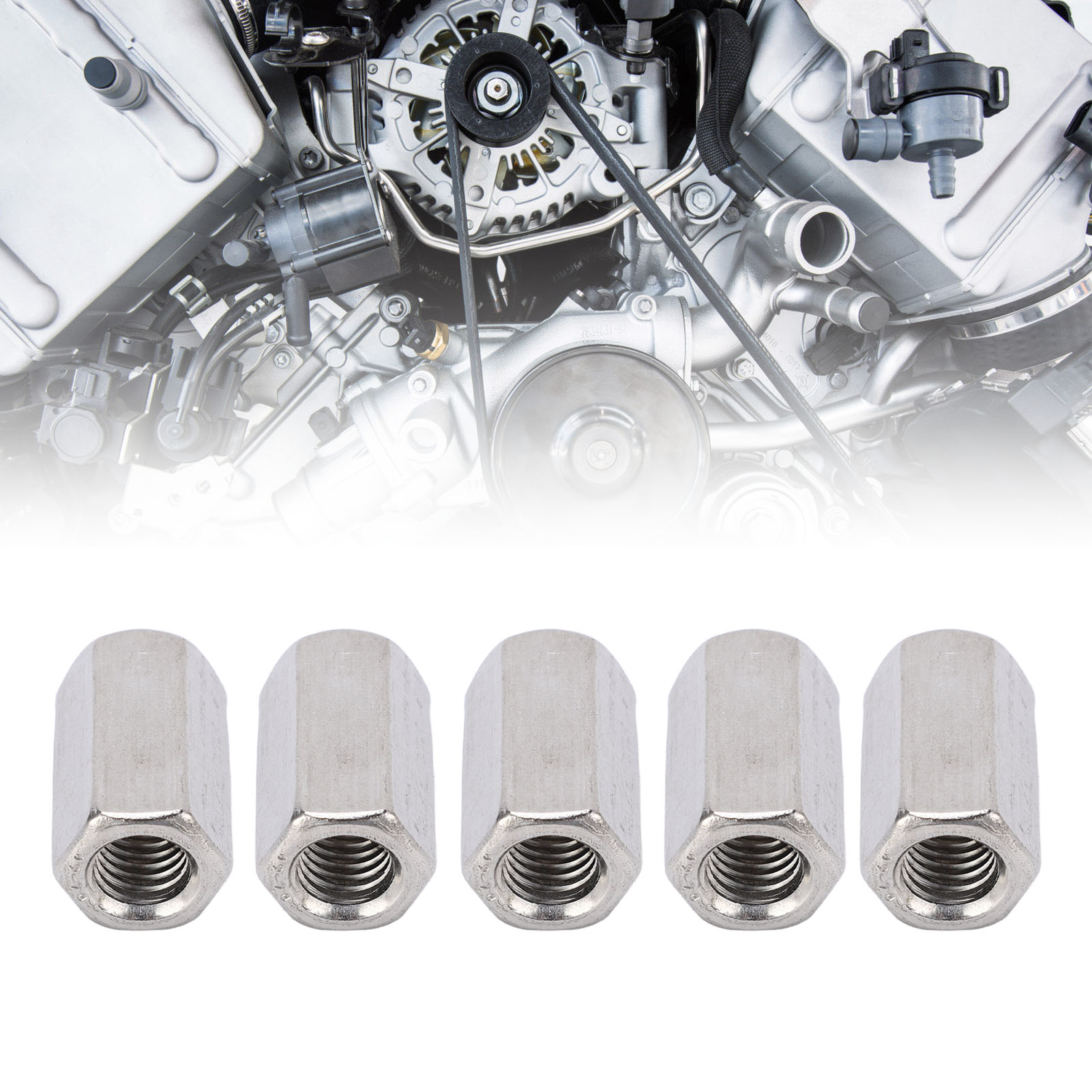 M121,75-19-l35mm Sechskant-verbindungsmutter Aus Edelstahl 304