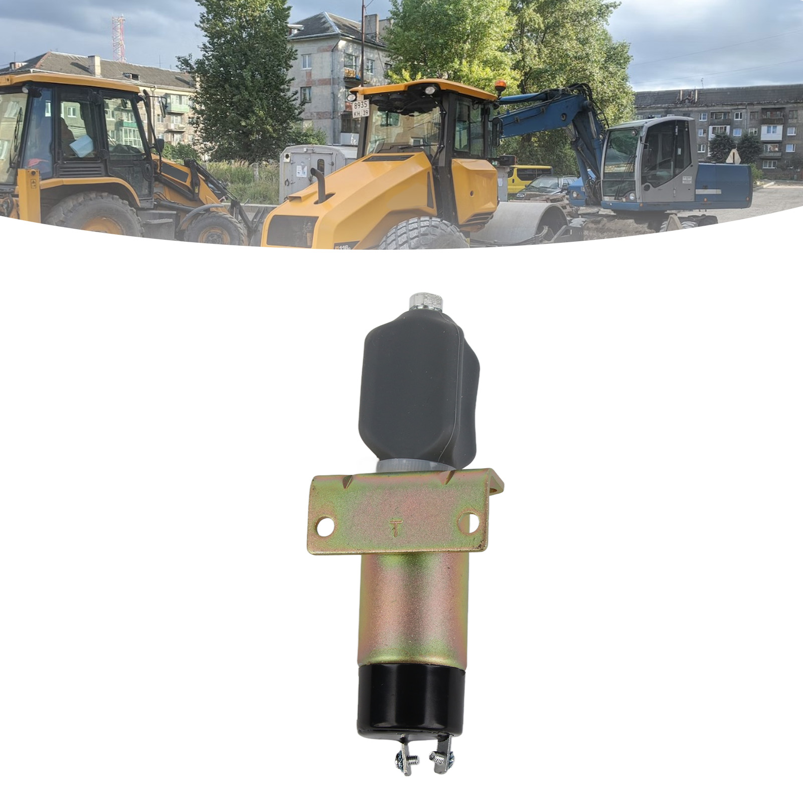 2-poliges Dc12v Flammendurchschlagsicherungs-magnetventil 1504-12c2u1b1s1, Kompatibel Mit Kubota Df-750 Motoren.