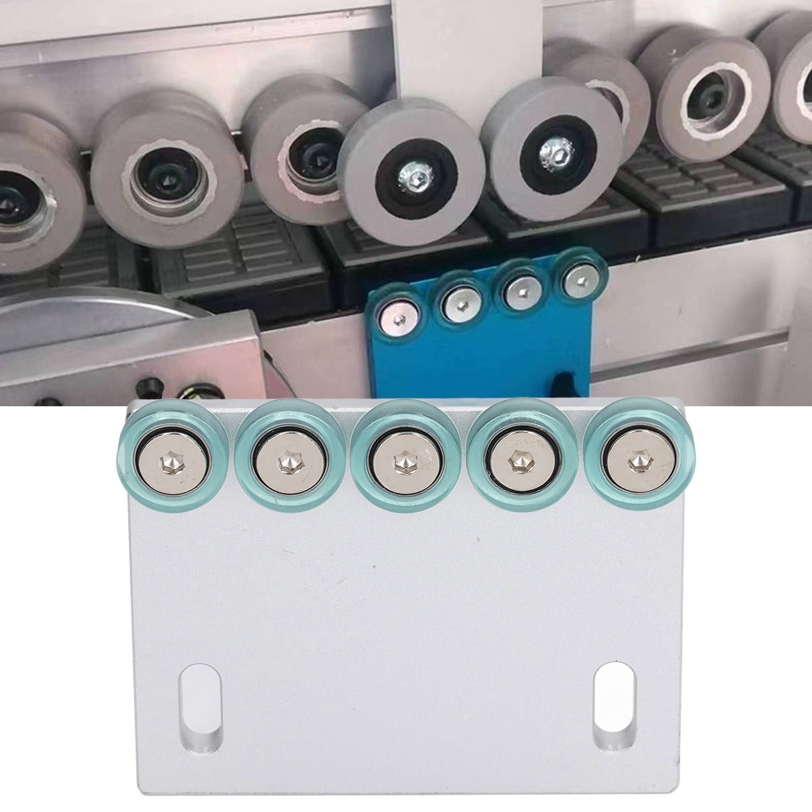 Hilfsräder Mit Schmalen Silberplatten Zur Vermeidung Von Vorschubabweichungen Und Zubehör Für Kantenanleimmaschine (5 Räder)