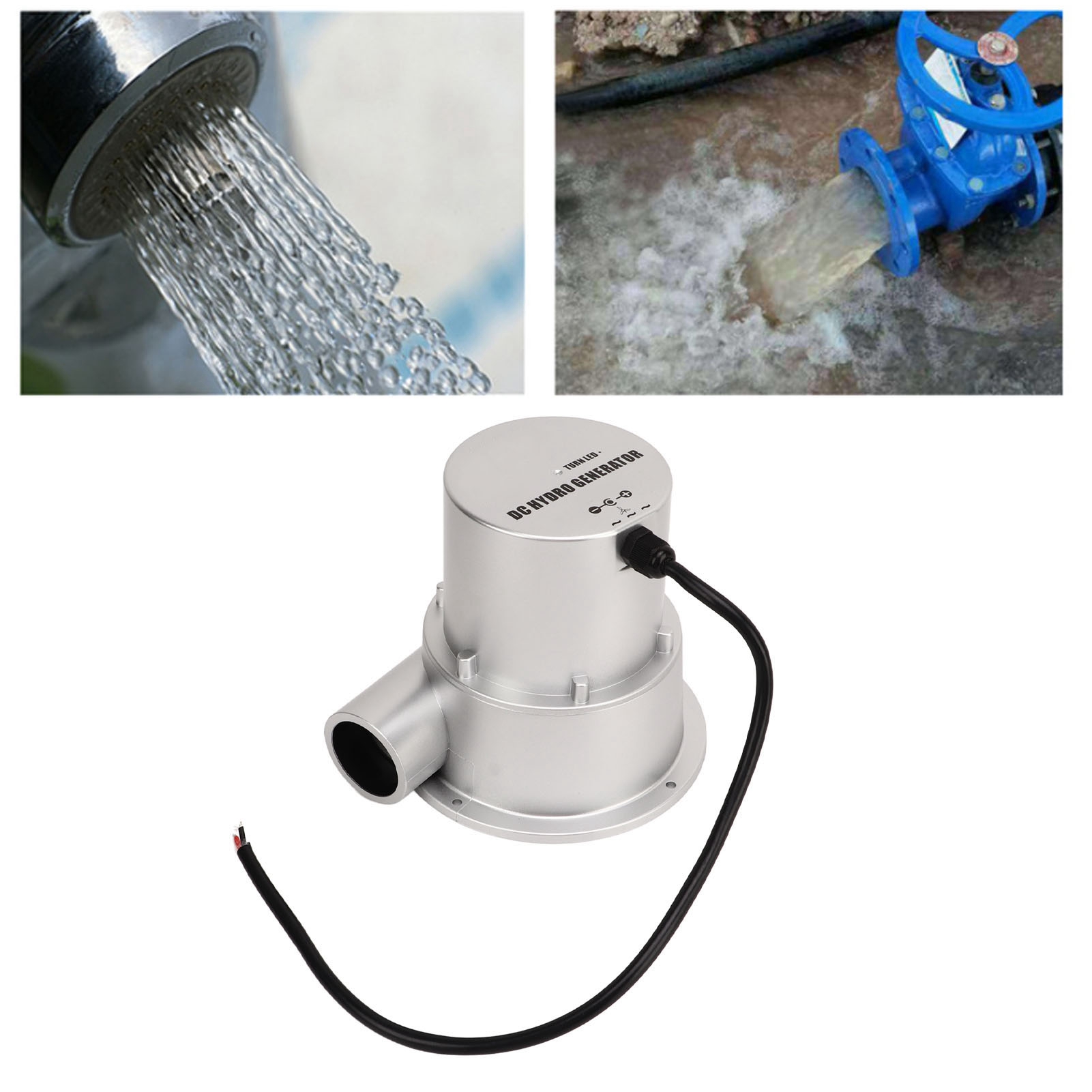 Kleiner Sj18c-wasserkraftgenerator Mit Wasserturbine