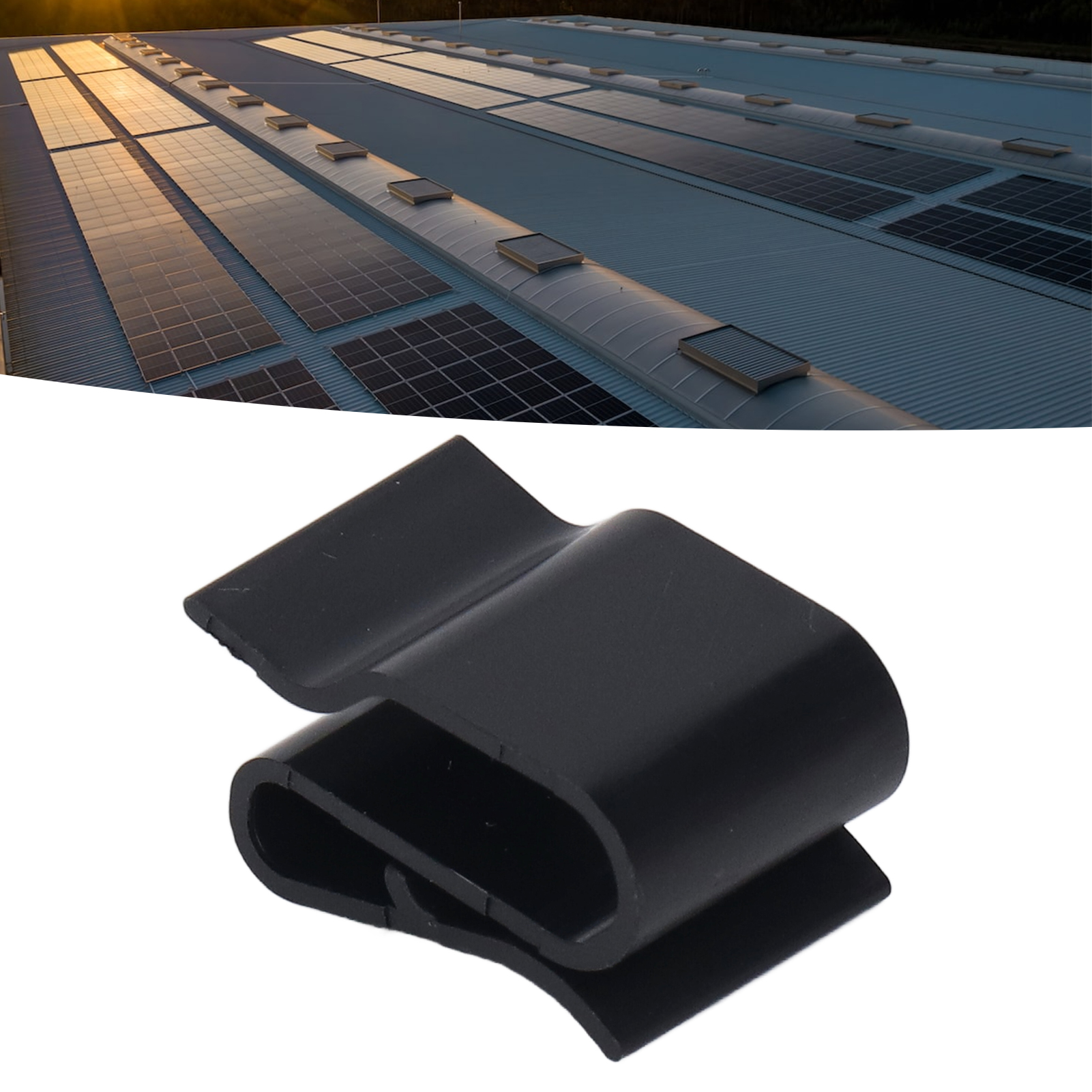 100 Befestigungsclips Für Solar-photovoltaik-modulkabel, Kunststoffisolierte Clips Und Befestigungshaken Für Photovoltaik-modulkabel