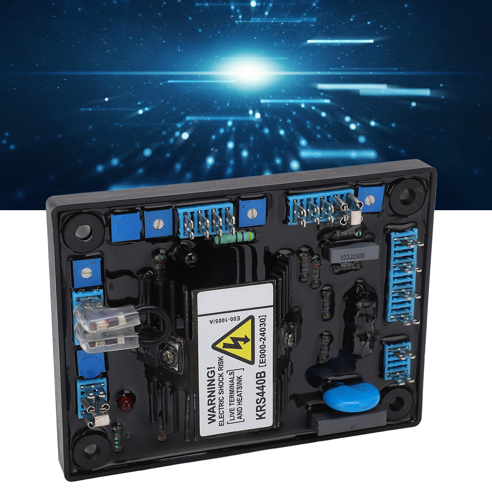 Krs440b Generator-spannungsregler, Automatischer Spannungsregler, 100-264v, Spannungsstabilisator Für Bürstenlose Generatoren (avr)