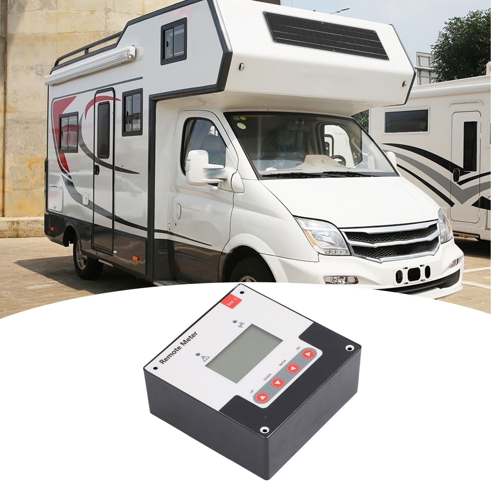 12v-lcd-bildschirm, Kompatibel Mit Solarladereglern Der Sr-ml-serie