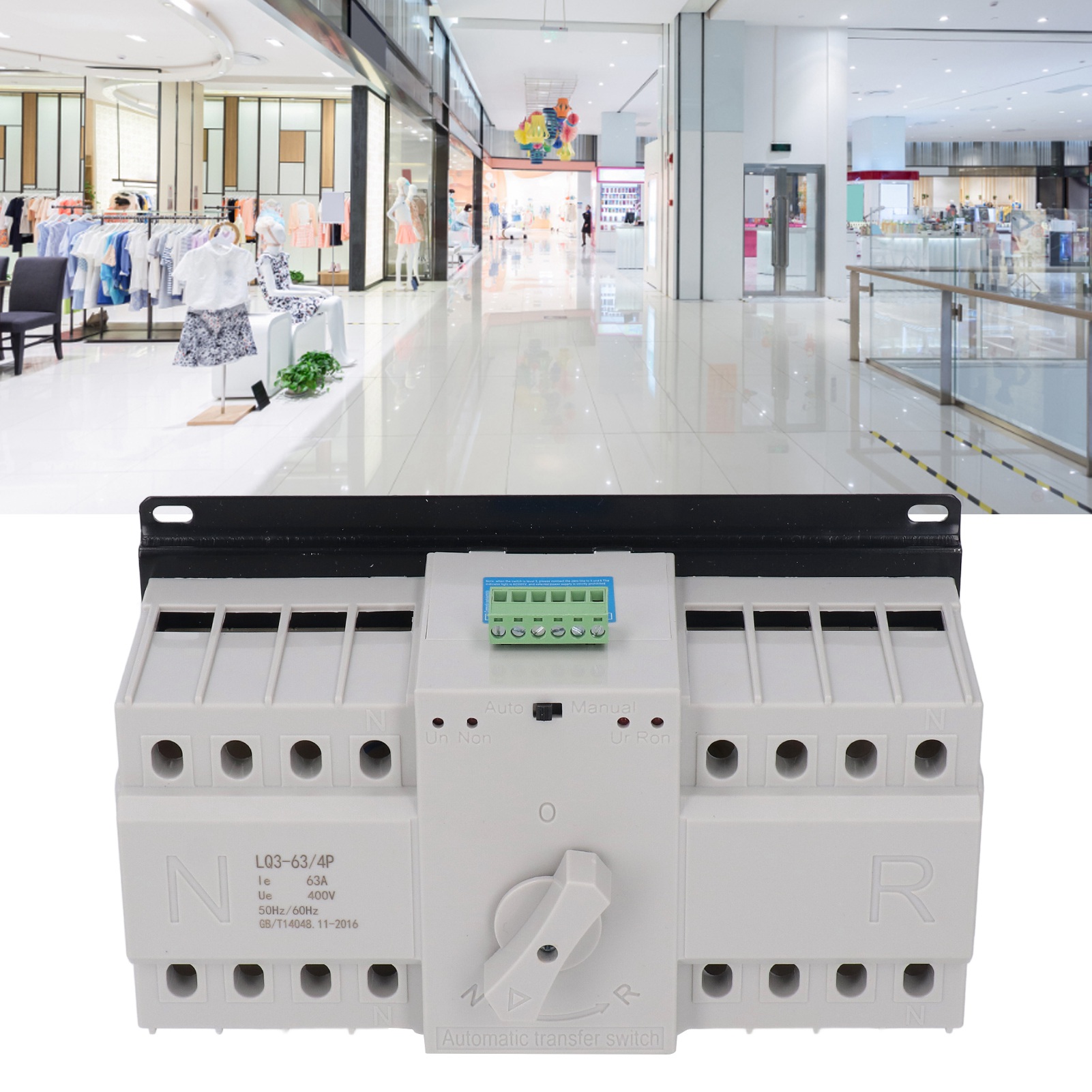 Lq3-63/4p Ac400v Dual Power Automatischer Umschalter, Miniatur-leistungsschalter Der Klasse Cb (ats)