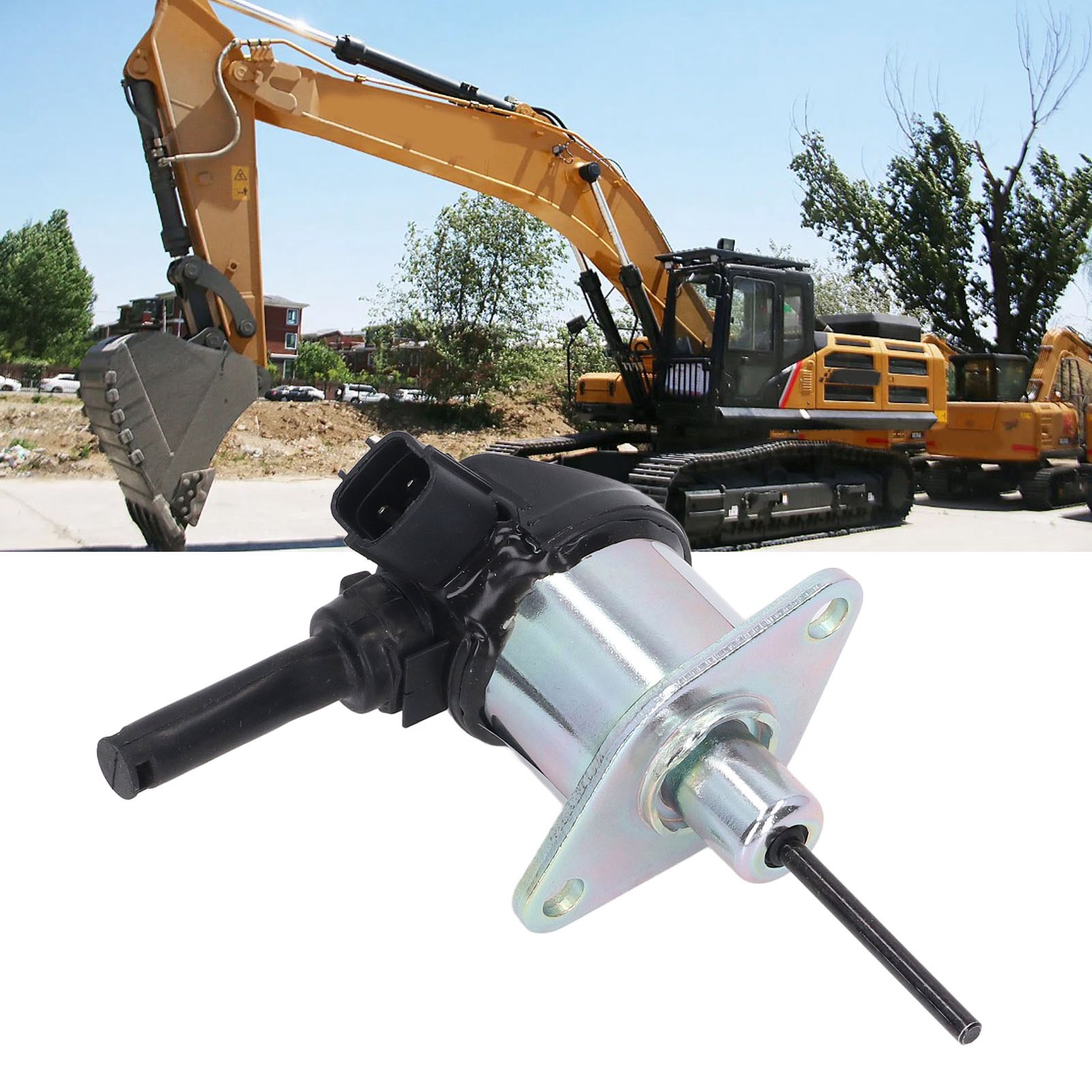 12v Flammendurchschlagsicherungs-magnetventil, 1a021-60017 Flammendurchschlagsicherungs-magnetventil, Kompatibel Mit Kubota V2003.