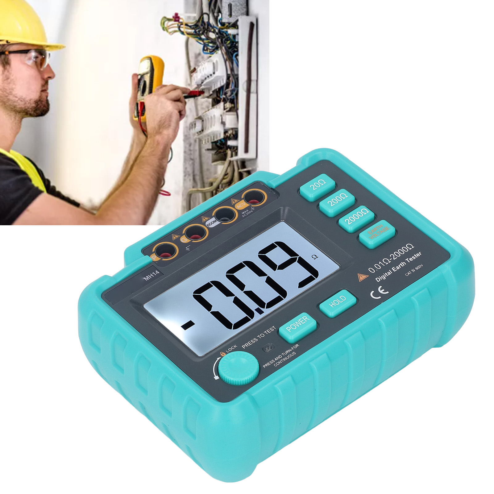 Aneng Elektrotechnik – Spezielles Megohmmeter – Isolationswiderstandsmessgerät – Hochpräzise Digitale Messung Von Erdungswiderstand Und Spannung