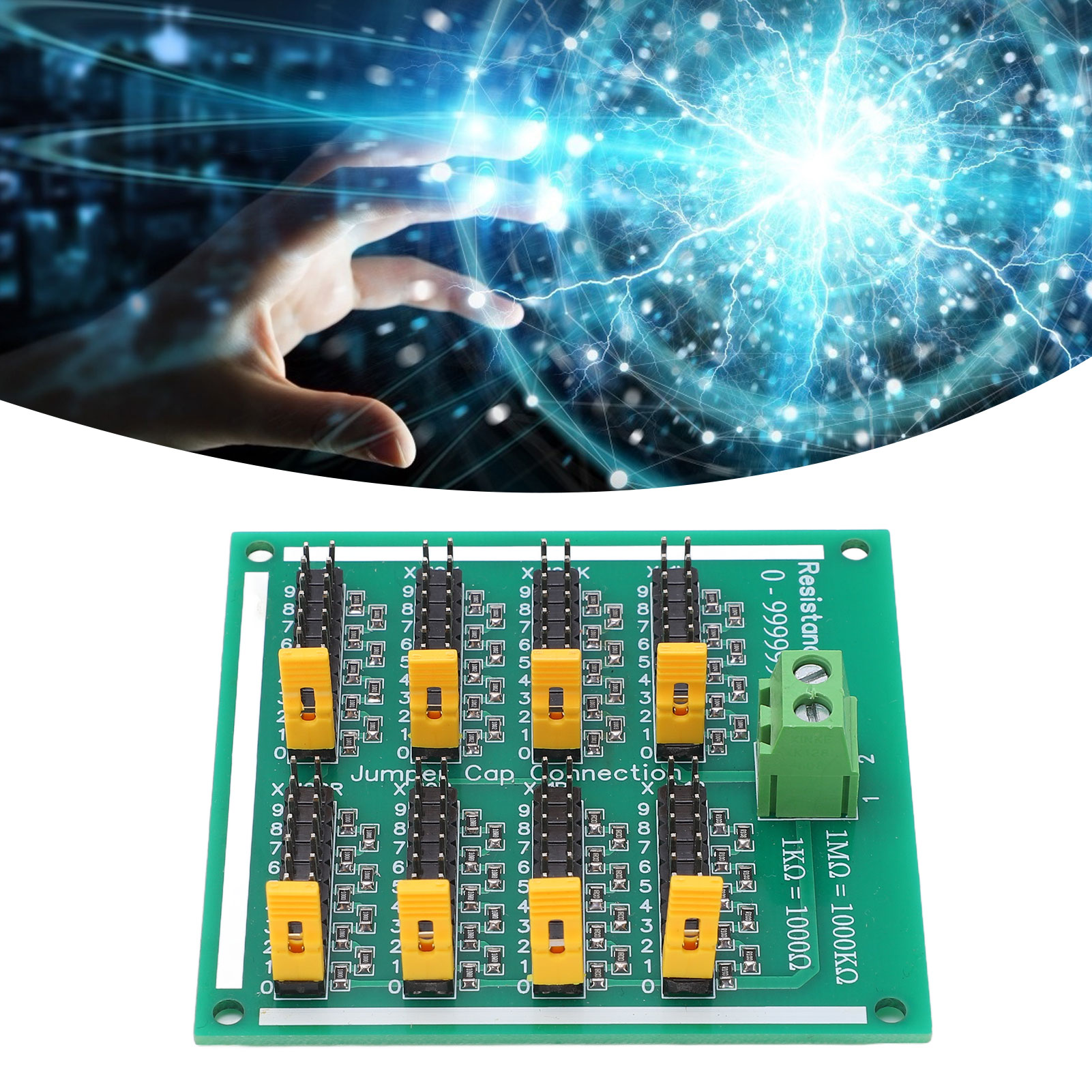 Programmierbare Und Einstellbare Smd-widerstandsplatine Von 0 Bis 9999999,9 Ω Mit 0,1 Ω Widerstand Für Schrittmotoren, Kompatibel Mit Arduino Uno Mega Und Programmierbaren Logiksteuerungen (ohne Schie