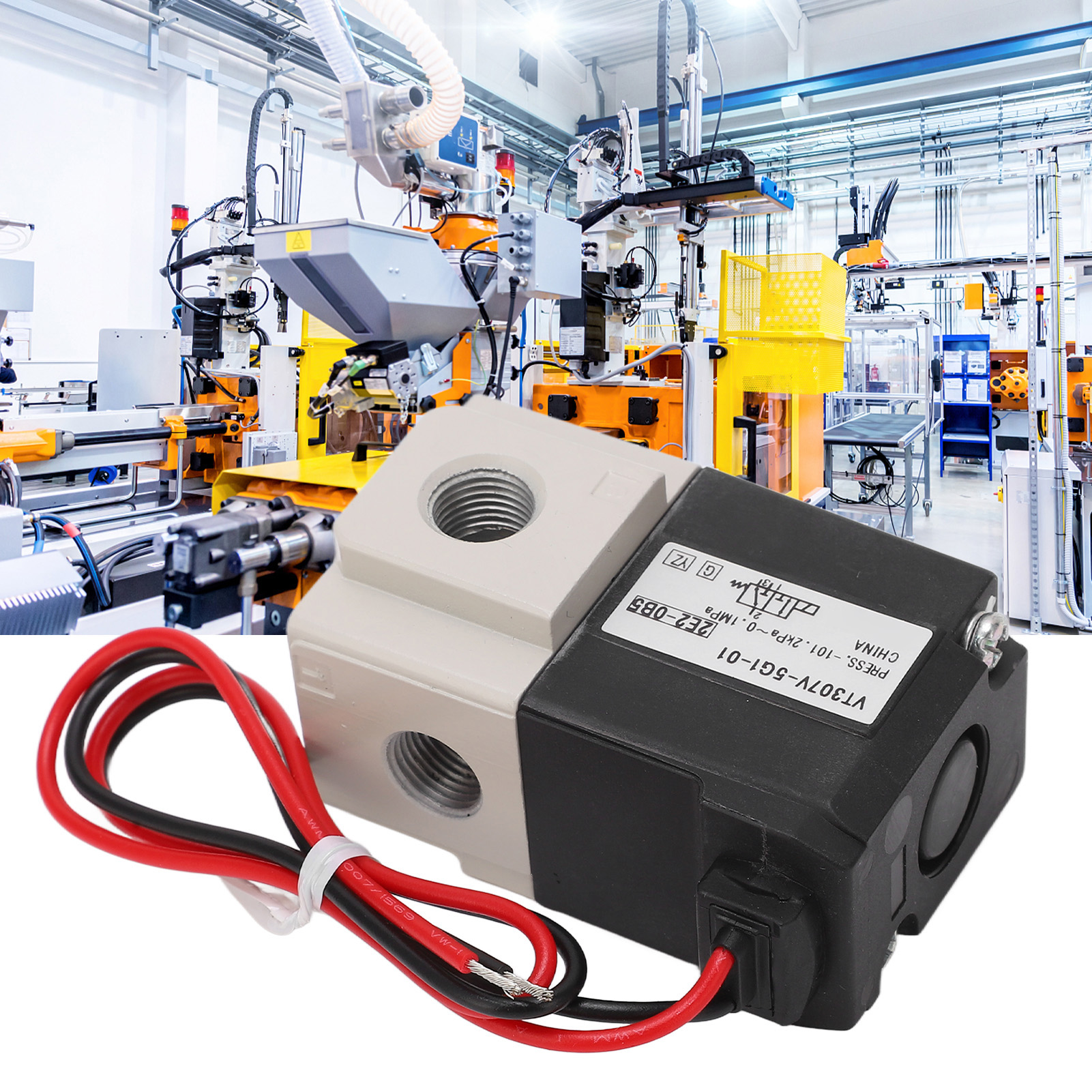 Smc Vt307v-5g1-01 Vakuum-magnetventil, Zwei-wege-, Drei-wege-hochfrequenz-pneumatik-magnetventil, G1/8 Ein-/ausgang