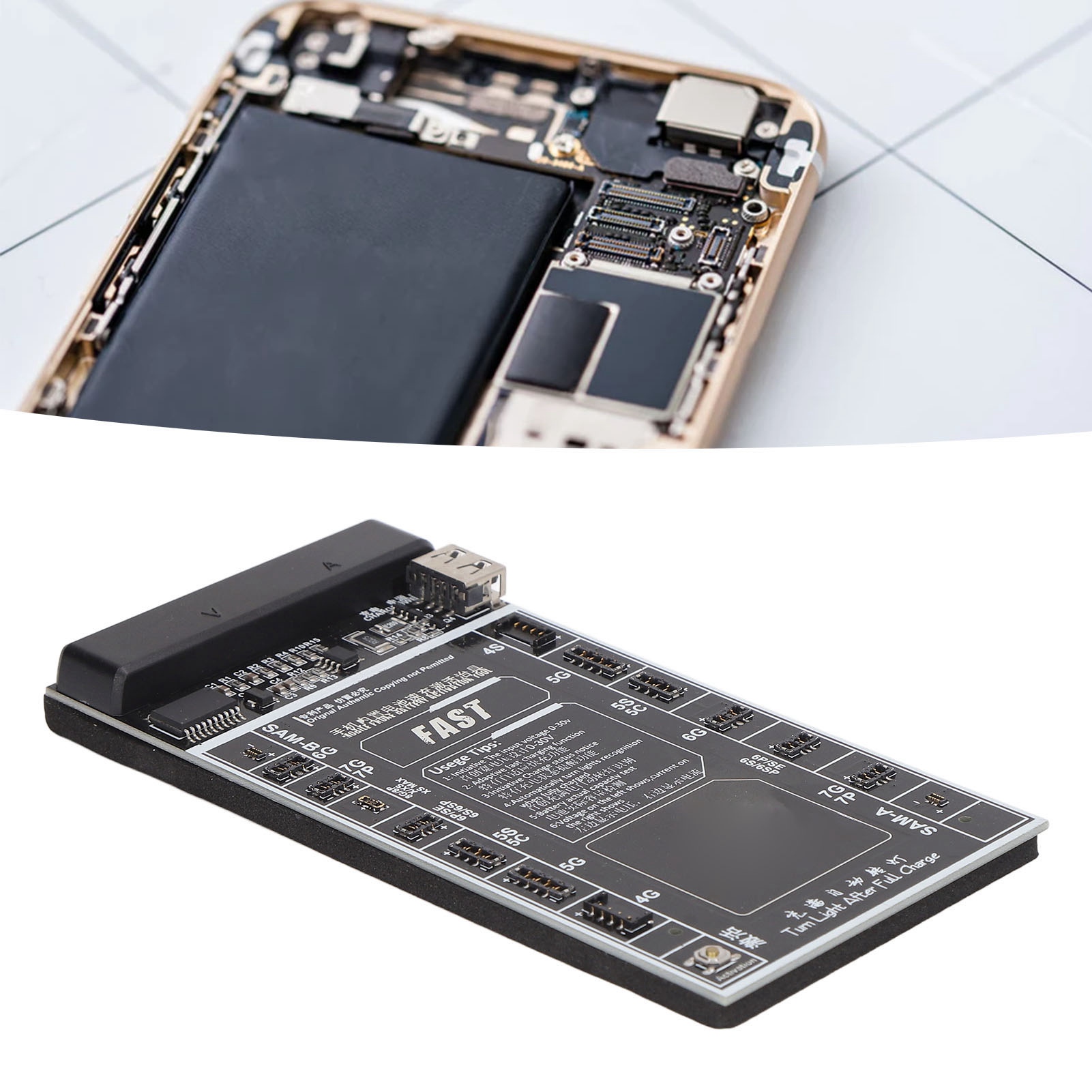 Integriertes Schnellladegerät Zur Akkuaktivierung, Kleines Dual-display Zur Aktivierung Des Ladevorgangs, Akkutest- Und Reparaturwerkzeug