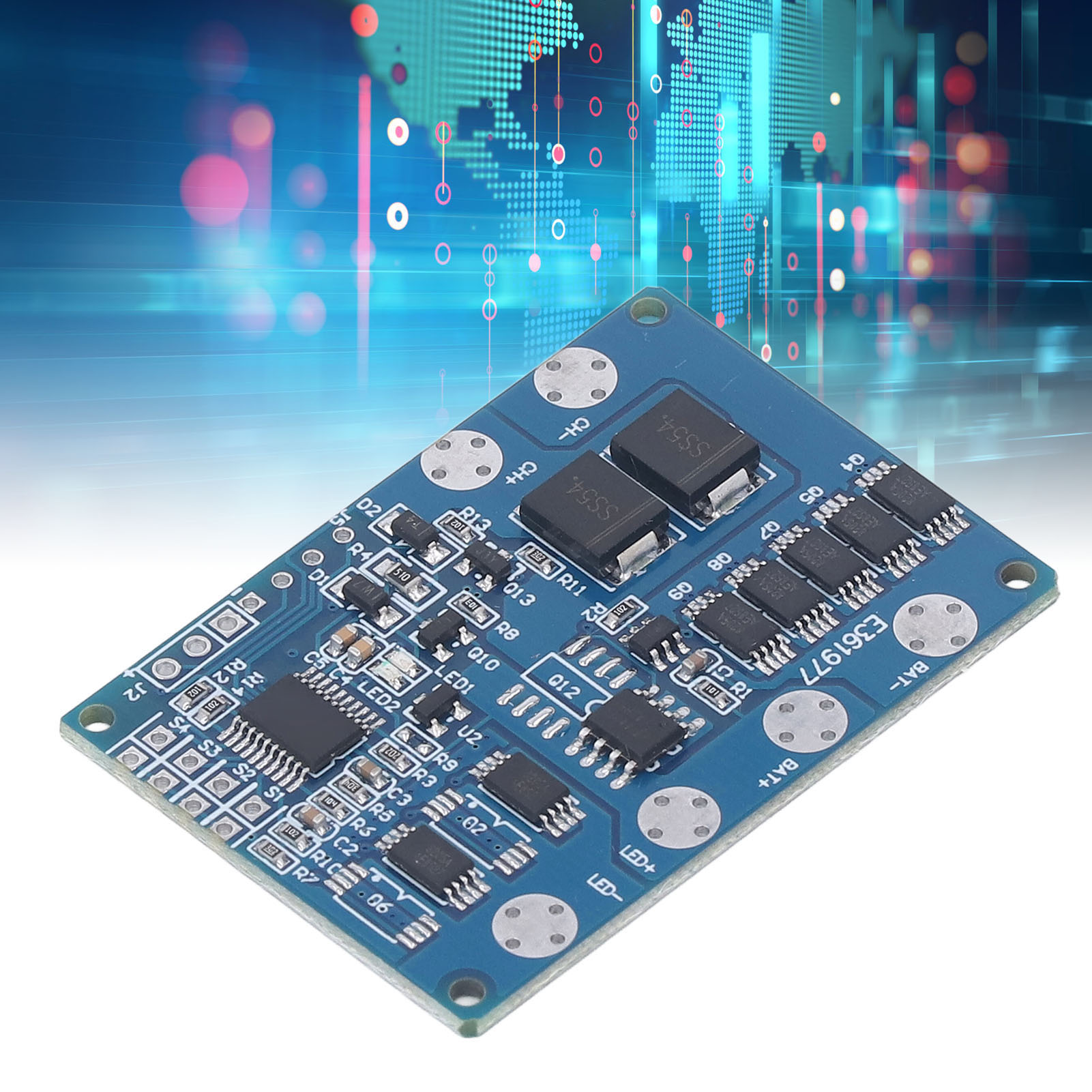20-w-solarsteuermodul Für Gartenbeleuchtung, Solarpanel, Lifepo4, Beleuchtungssteuerungs-motherboard, 3,7–6 V