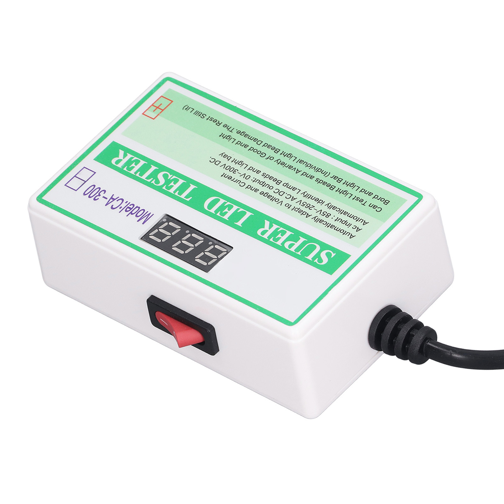 Led-prüfgerät Ohne Lcd-bildschirm, Led-streifen- Und Led-perlenprüfer Mit Schalter, Europäischer Standard.