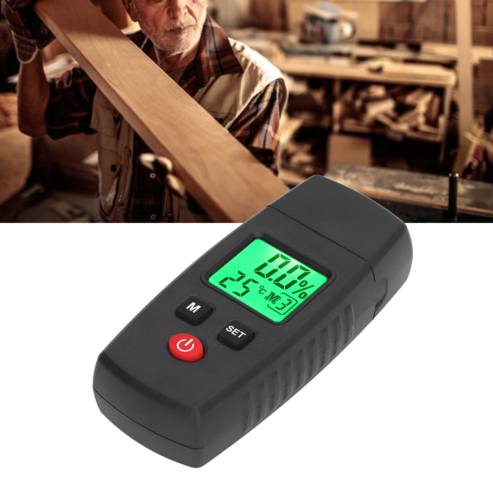 3-in-1 Mini-holzfeuchteanalysator