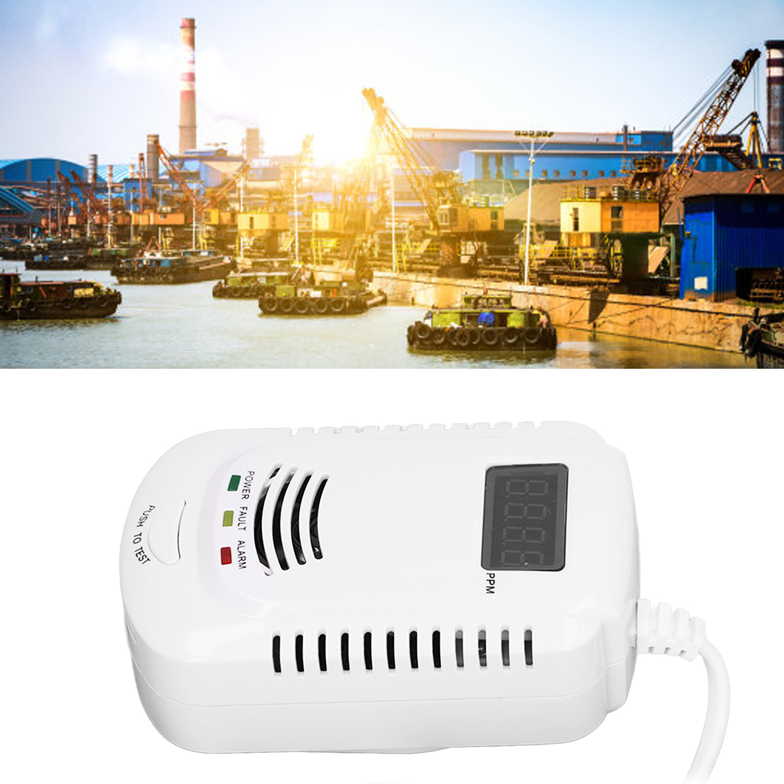 Gasleckdetektor Und Methanalarm, Ac90240v, Europäischer Standard.
