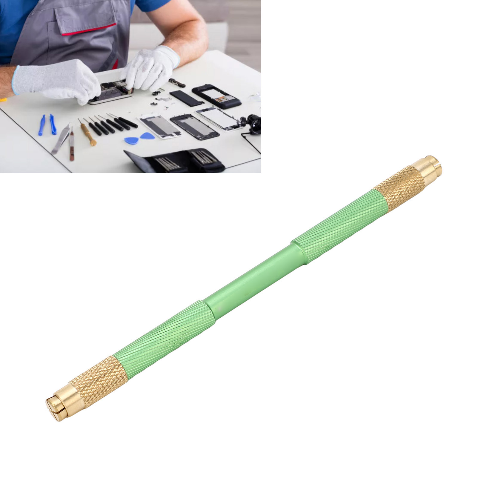 Universeller, Ergonomischer Doppelgriff Zum Reparieren Und Zerlegen Von Schaberklingen (blau)