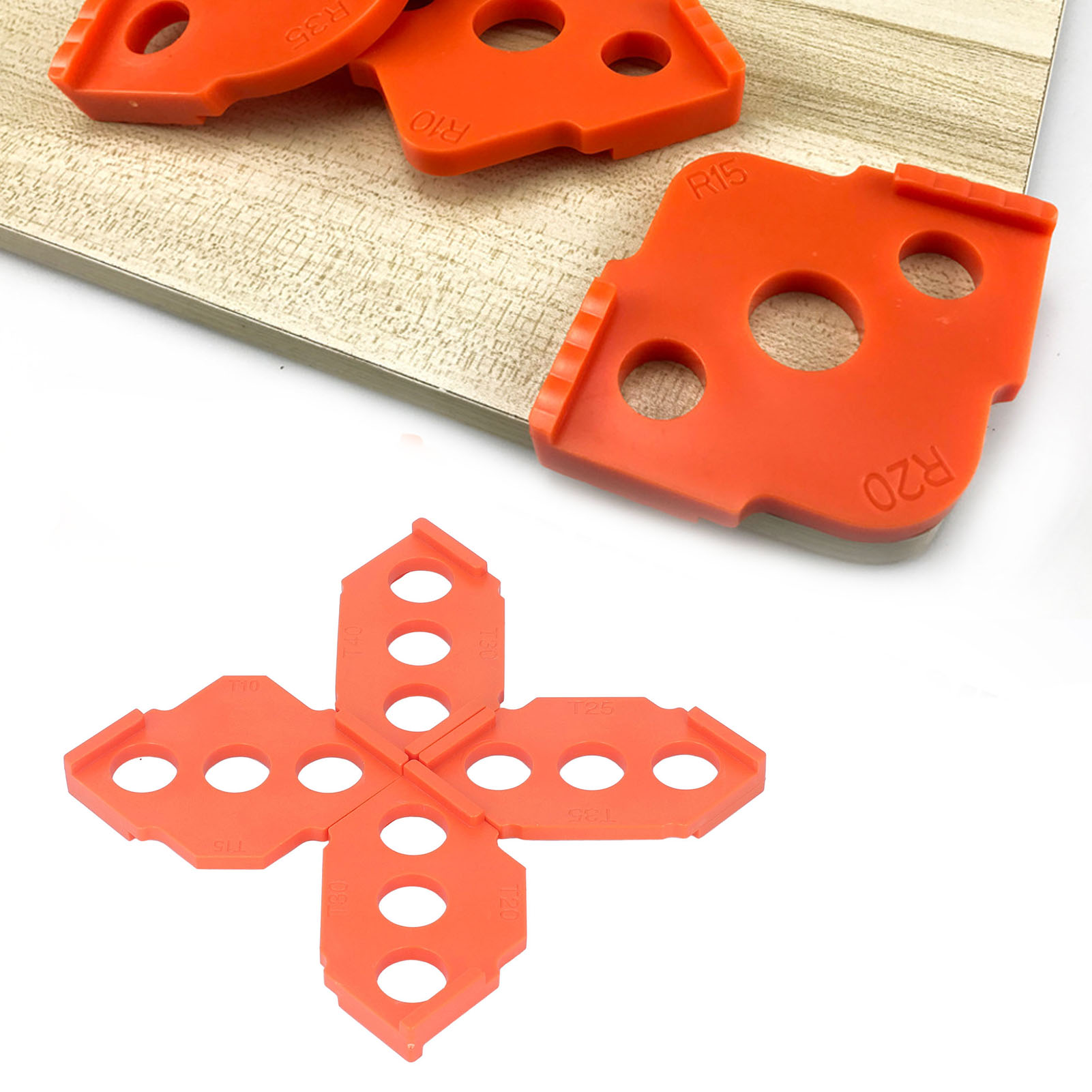 4-teiliges Schnell-fasen- Und Winkelpositionierungsset Für Die Holzbearbeitung, Kantenfasenmaschine Für Die Holzbearbeitung, Schnell-fasen- Und Winkelpositionierungsvorrichtung