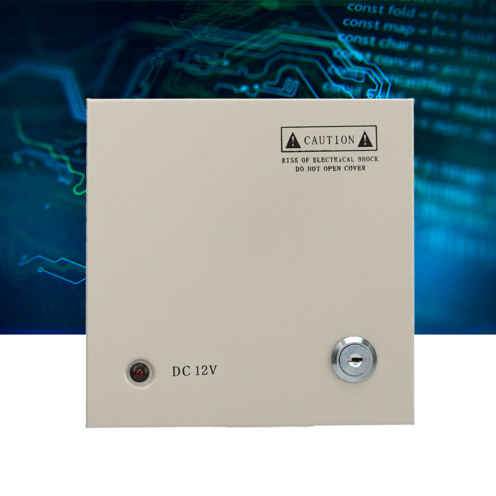 4-kanal 12v 5a Cctv-netzteil Mit Sicherung, Metallgehäuse, Netzstecker Und Verriegelung, Geeignet Für Sicherheitskameras, Dvrs, Netzwerkkameras Und Cctv-kameras (110v/220v).