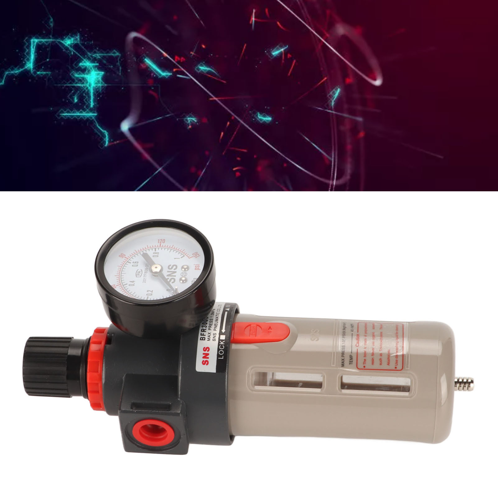 Bfr3000 Monoblock-luftfilter Mit Kombiniertem Öl-wasser-abscheider G3/8