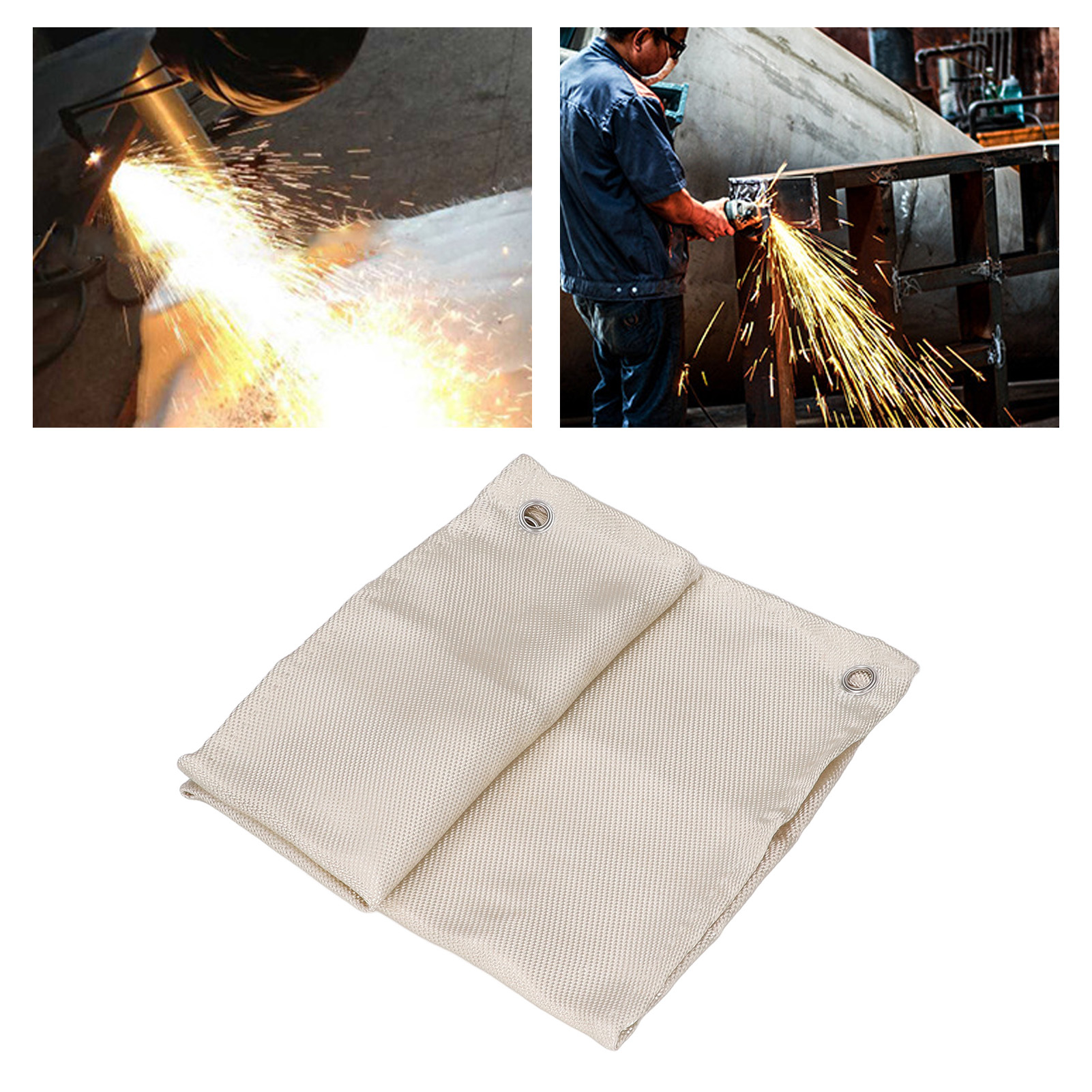50 Cm X 50 Cm Große Löschdecke Für Notfallsituationen In Wohnungen, Schulen, Kaminen, Grills, Autos, Büros Und Lagerhallen (modell 50 Cm X 50 Cm X 1 Mm).