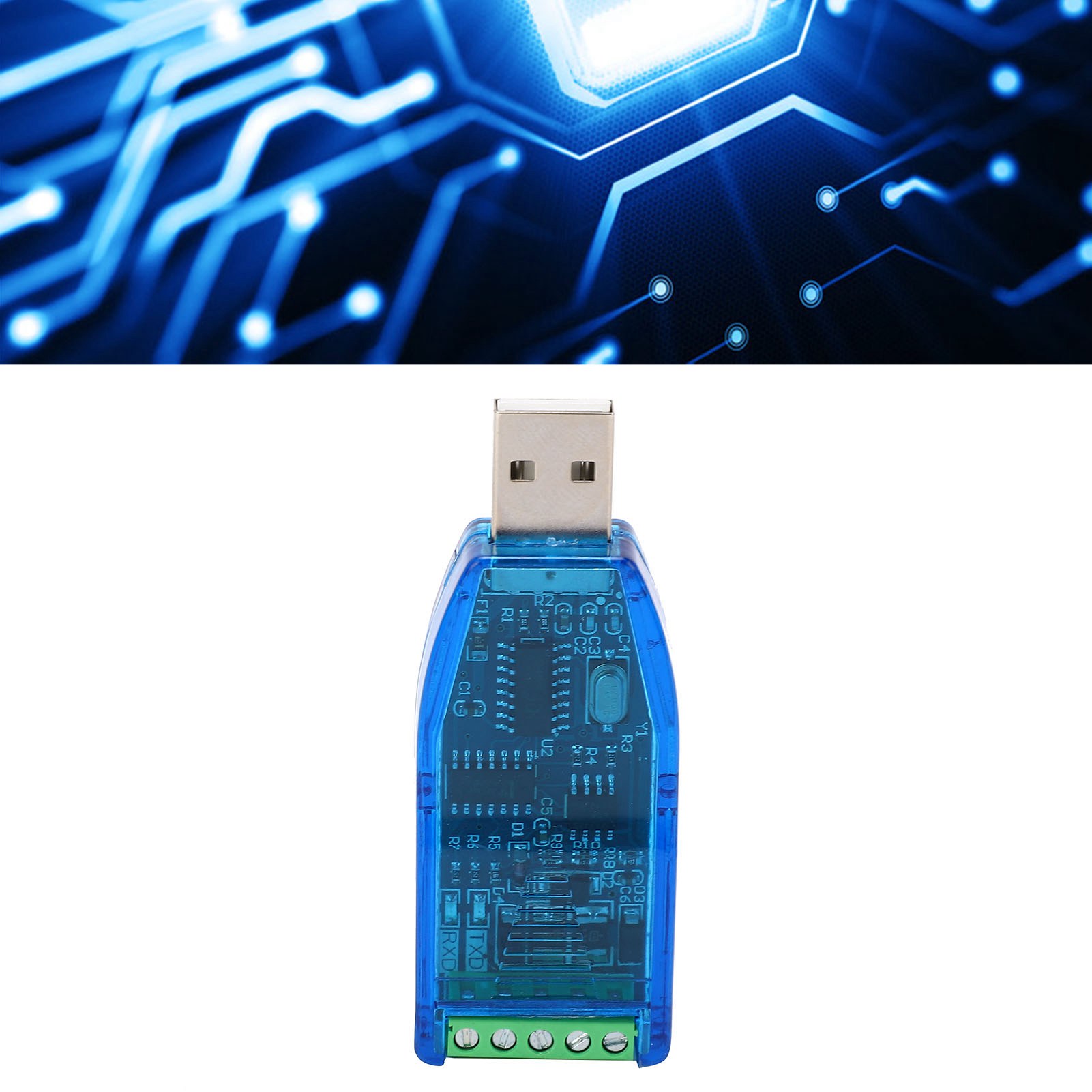 Industrielles Usb-zu-rs232/rs485-kommunikationsmodul, Halbduplexer Bidirektionaler Serieller Kabelkonverter, Usb Zu Rs485