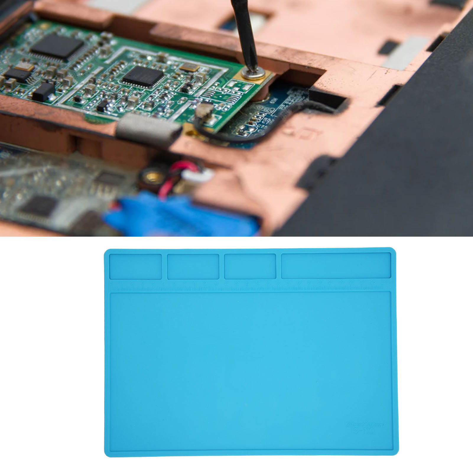 S-110 Korrosionsbeständiges Und Antistatisches Wärmedämmpad Zur Reparatur Industrieller Elektronischer Leiterplatten