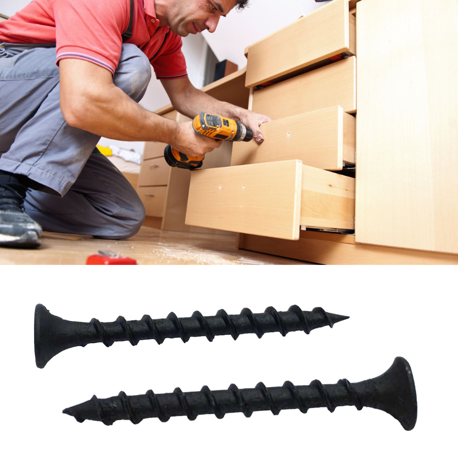 Selbstschneidende Schrauben, Holzschrauben Für Möbel, Schnellverschluss-schrauben Mit Grobgewinde