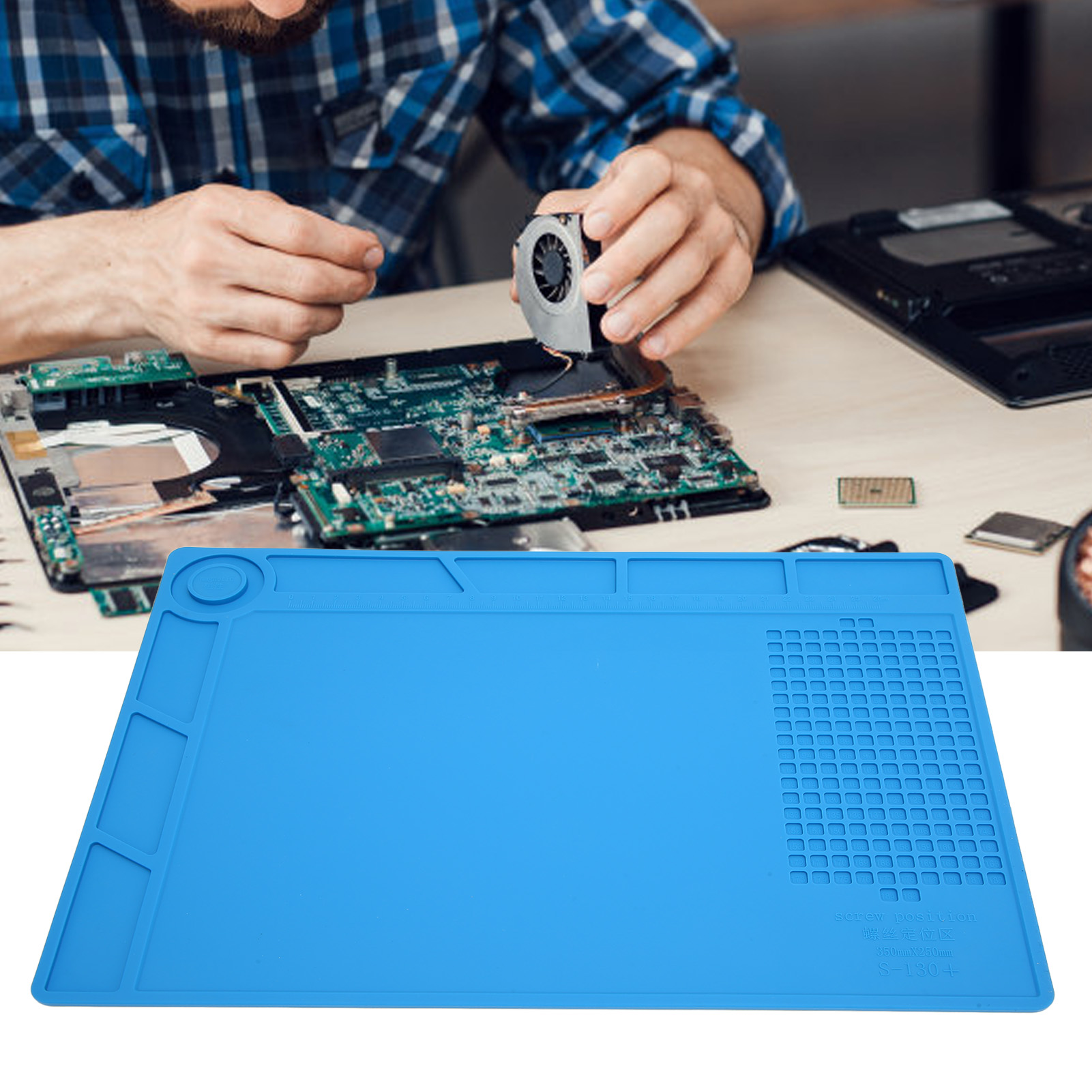 S-130+ Korrosions- Und Antistatische Isolier-reparaturmatte Zur Reparatur Industrieller Elektronischer Leiterplatten