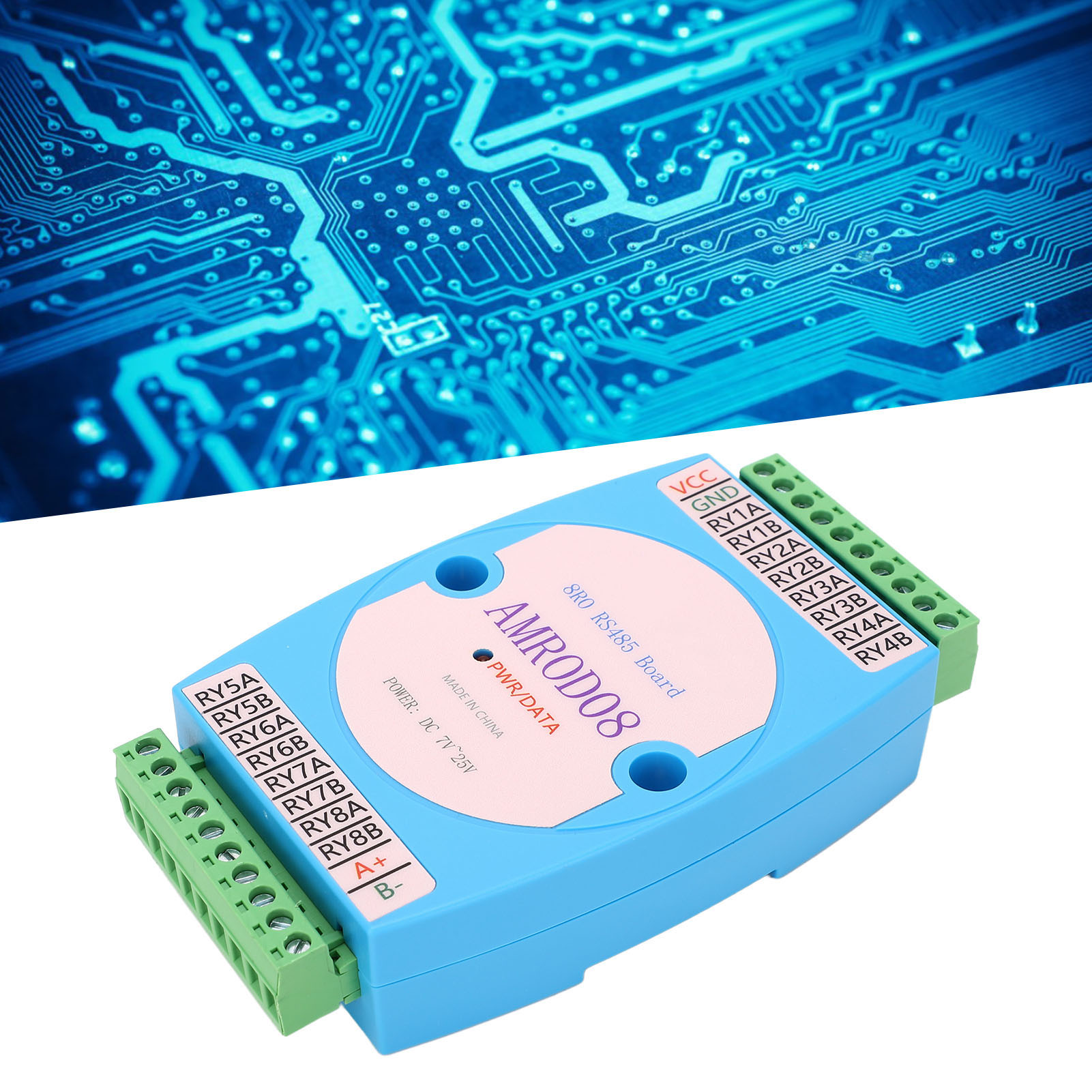 8ro-relaisausgangssteuerplatine, Rs485 Modbus Rtu-kommunikation, Ersatz Für Wp8025adam