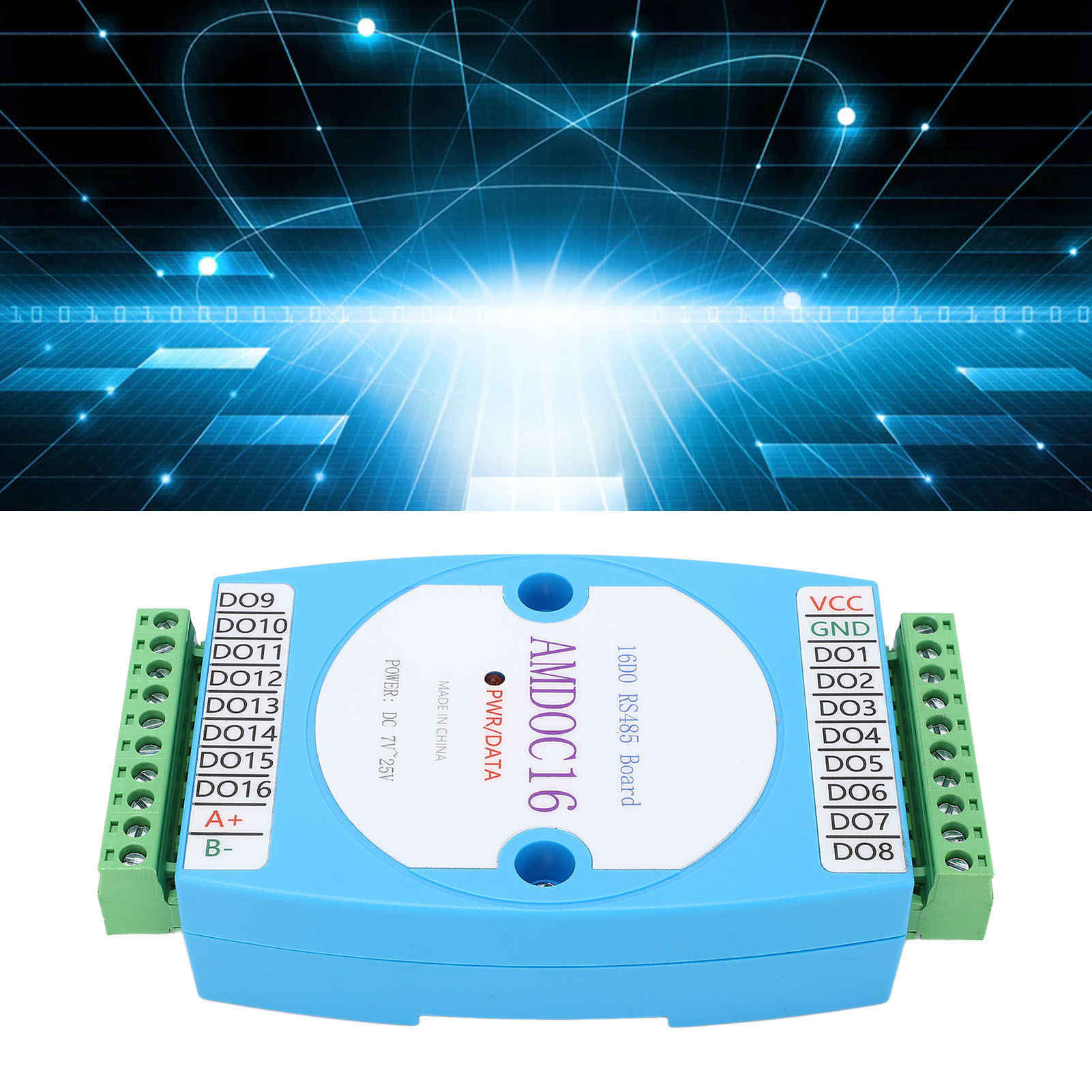 16do Rs485 Isolierte Digitale Ausgangssteuerplatine Mit Unterstützung Für Modbus Rtu Speicherprogrammierbare Steuerung (sps) Erweiterung