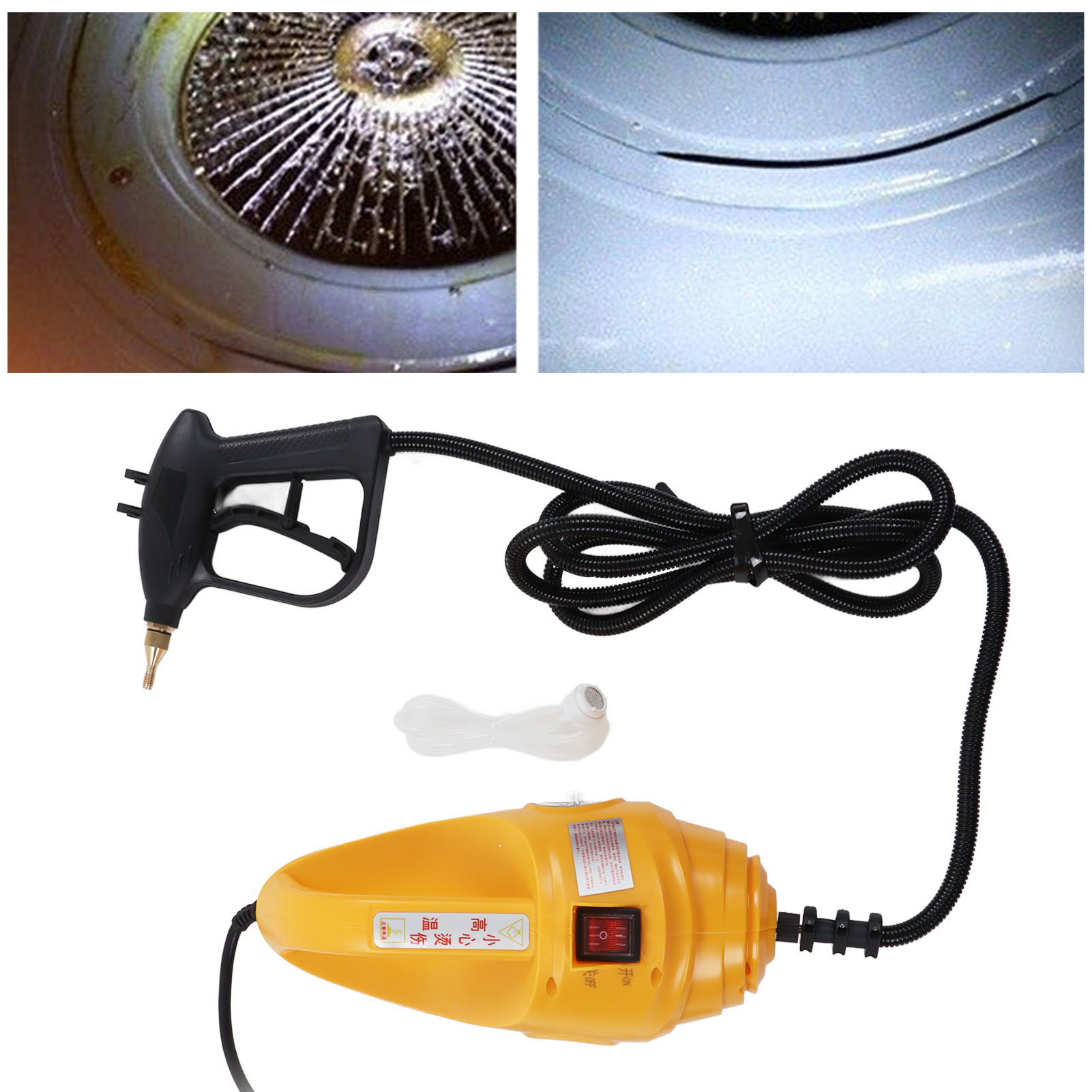 Tragbarer Hochtemperatur-dampfreiniger, Multifunktionales Dampfreinigungsgerät, 2600 W, Europäischer Standard 220 V.