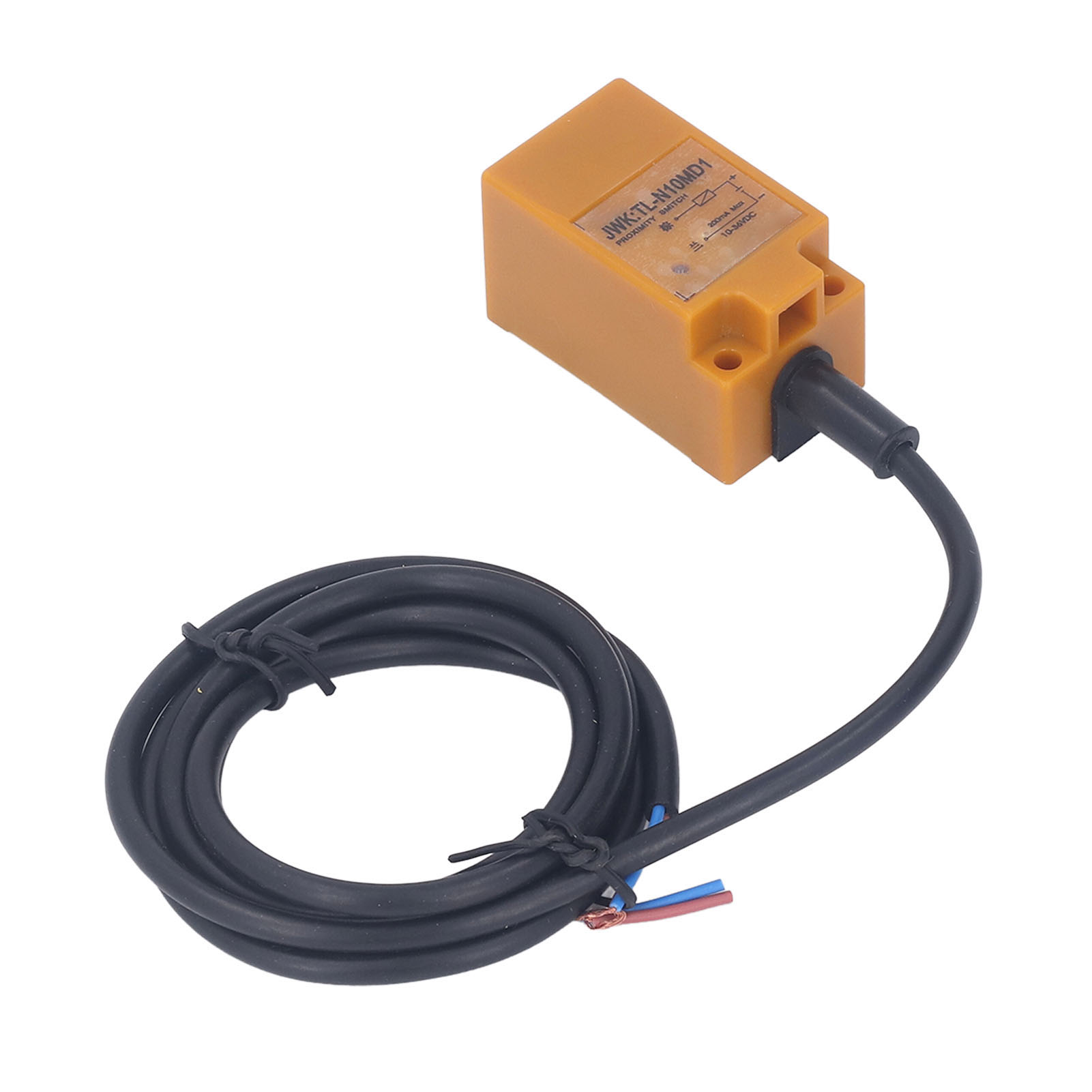 Tl-n10md1 Metall-näherungsschalter, Quadratisch, Npn-wechselstrom, Zweiadrig, Normalerweise Offen, 10–36 V Gleichstrom