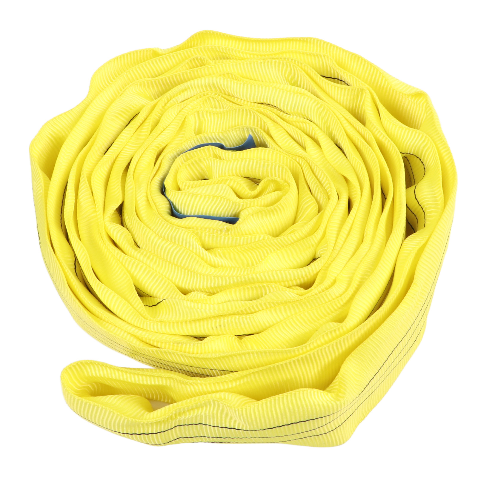 Flexibles Hebeband Aus Polyester Mit Gelber Doppelösenschlaufe, 3 T, 3 M, Für Industriekrane, Abschleppseil