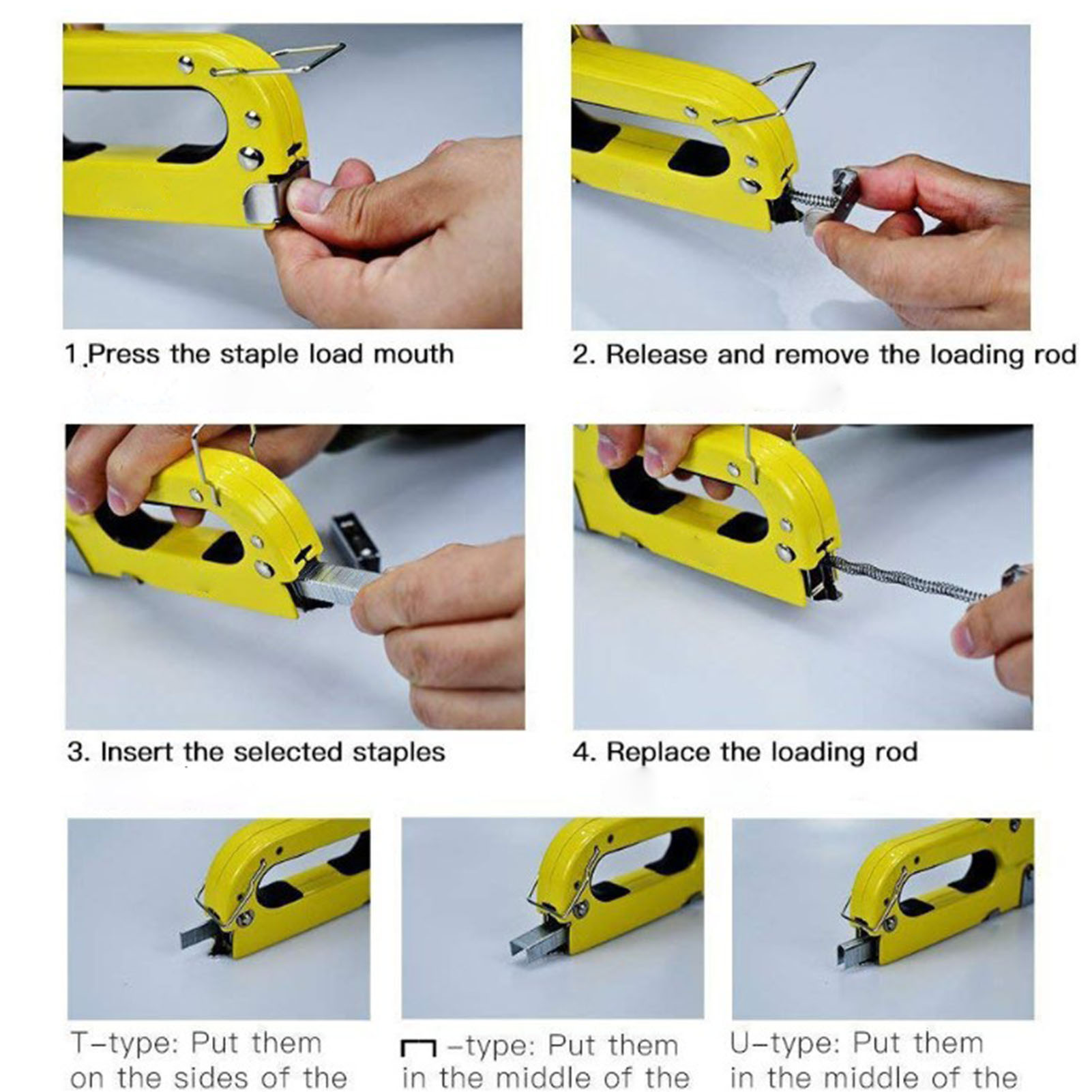 Robustes, Vollständig Gekapseltes 3-in-1-handnaglergerät Mit Einer Kapazität Von 600 Nägeln.
