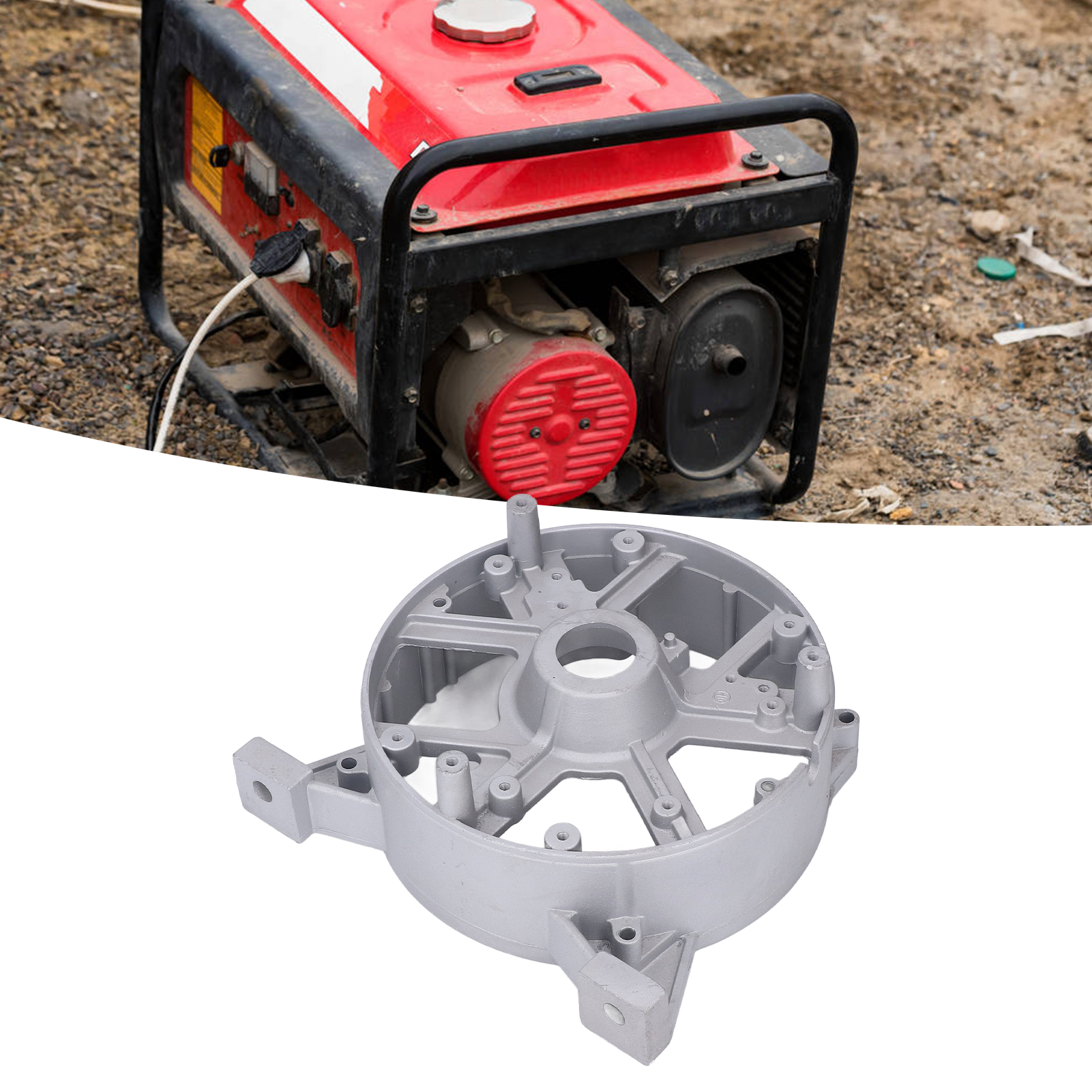 Hintere Abdeckung Für 5-6,5 Kw Dieselgeneratorsatz, Hintere Abdeckung 186f/188f/192f, Hintere Motorhalterung 204