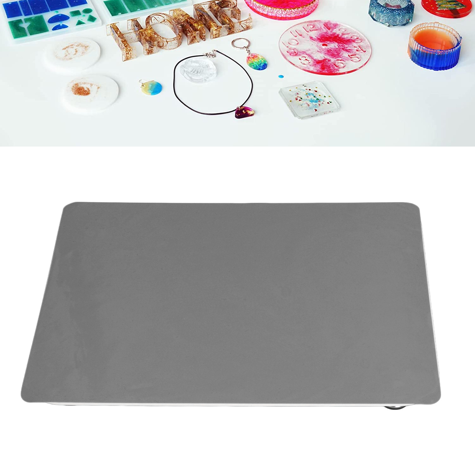 Weißes Harz, Matte Harzfarbe, Acryl-formwerkzeug, Silikonmatte, Grau