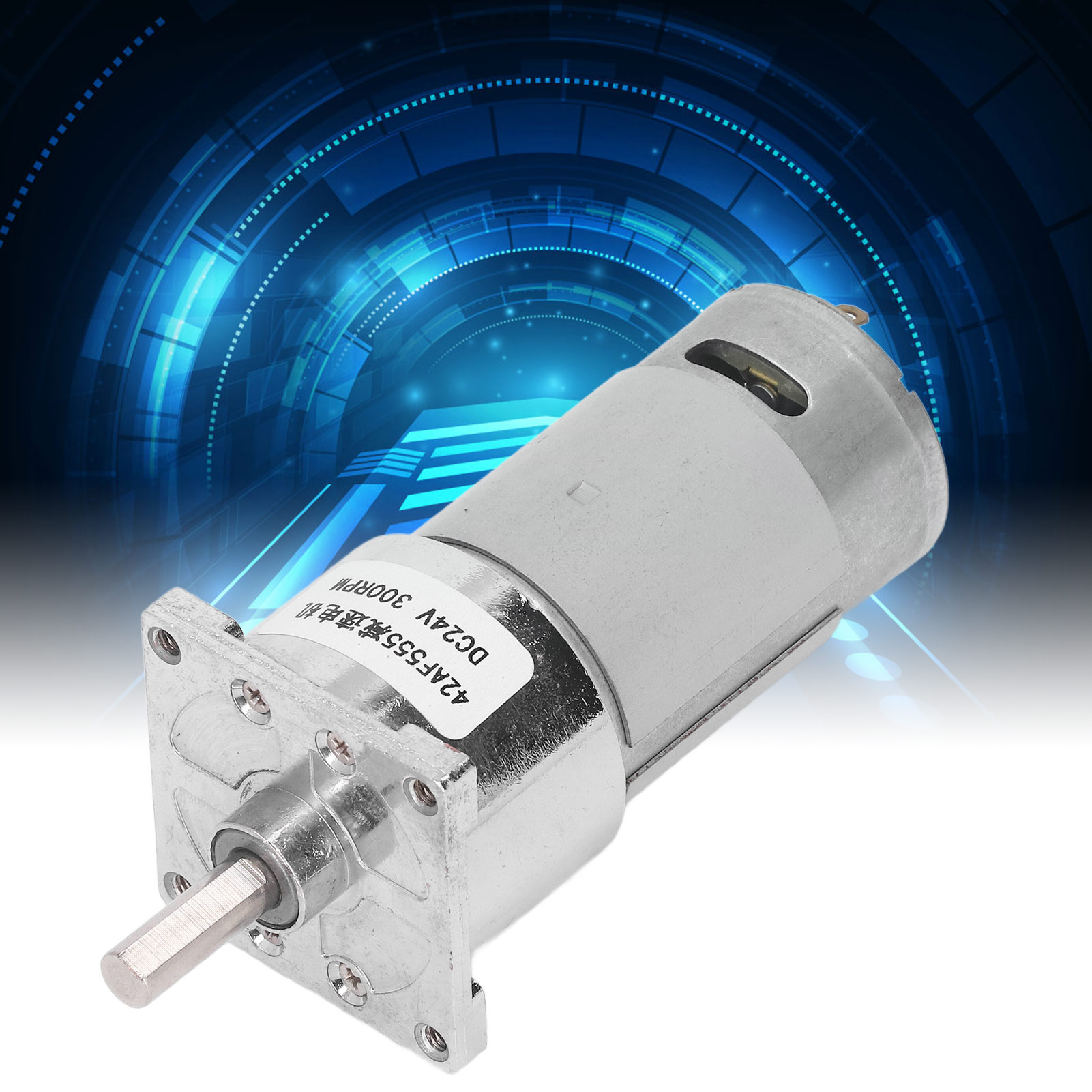 42f555 Gleichstrom-getriebemotor, 24 V Gleichstrom, 300 U/min Mittelwelle