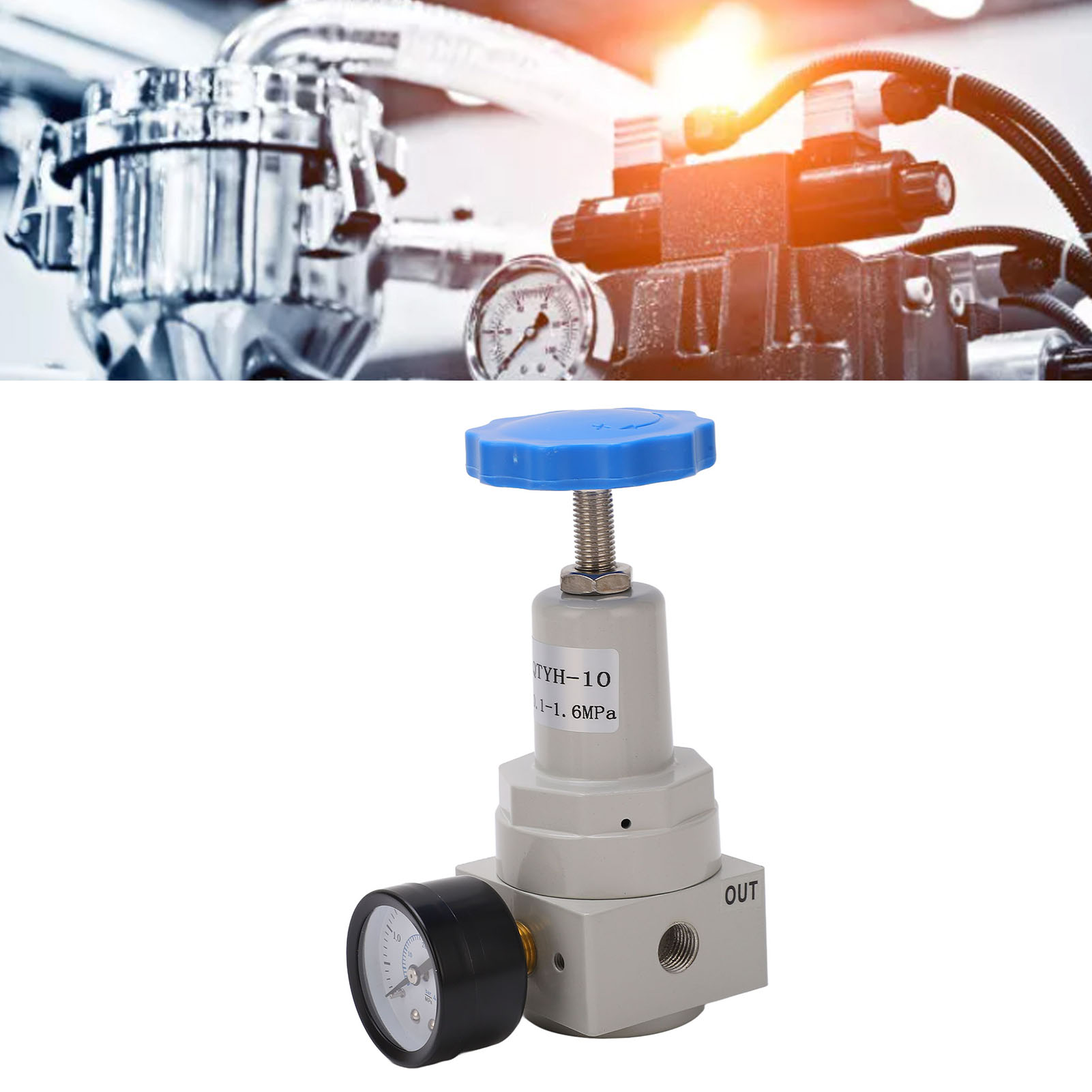Pneumatisches Druckregelventil, Automatisches Pneumatisches Druckminderungsventil Qtyh-10