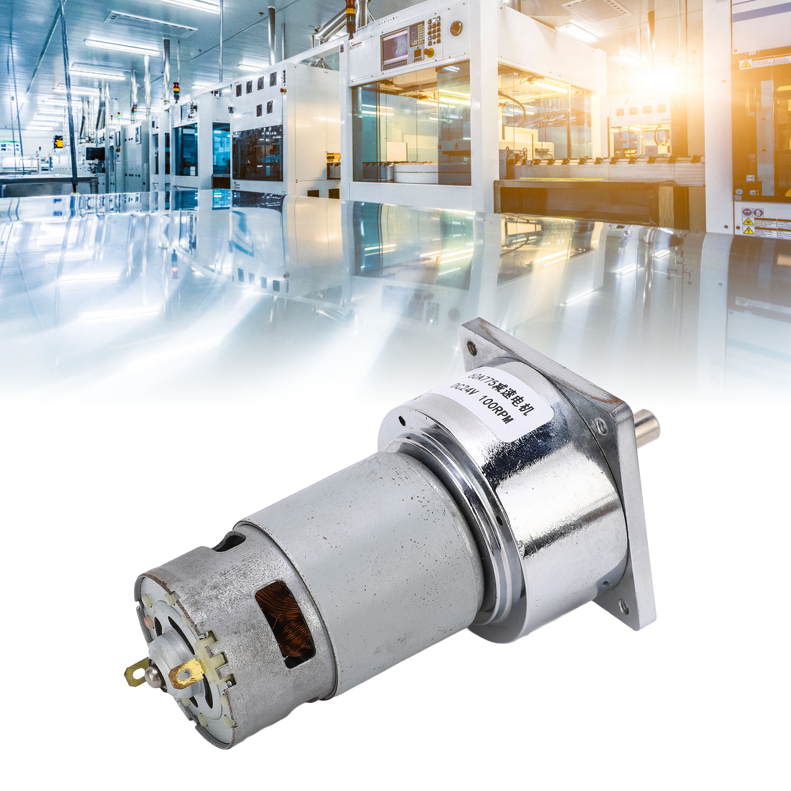 60a775 Gleichstrom-getriebemotor, 24 V Gleichstrom, 100 U/min