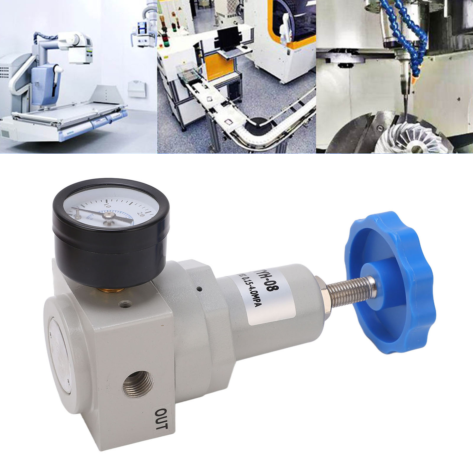 Pneumatisches Druckregelventil, Automatisches Pneumatisches Druckminderungsventil Qtyh-08
