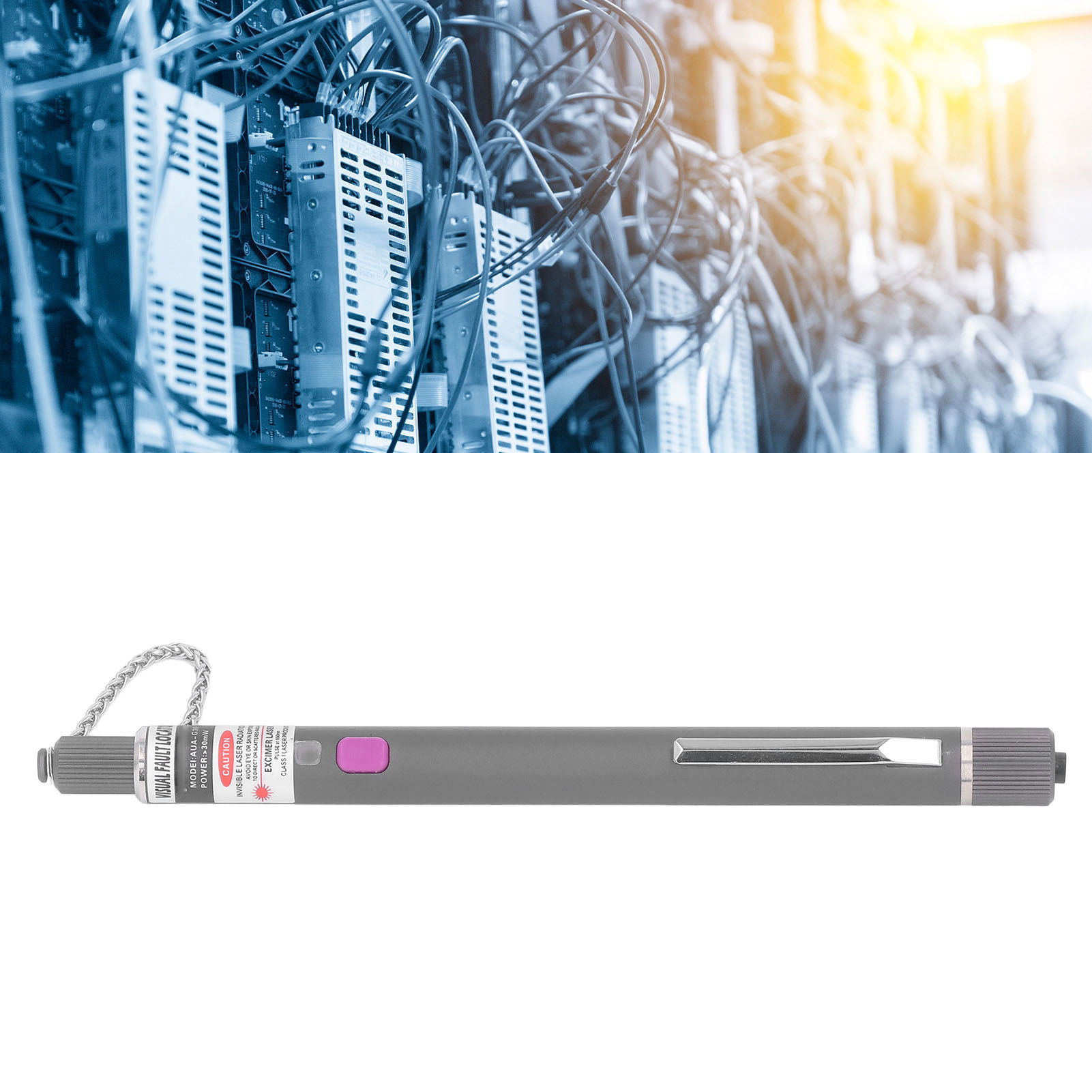 Glasfaserstift Mit 30 Km Roter Lichtquelle, Aua-g30 Glasfaser-lichtstift